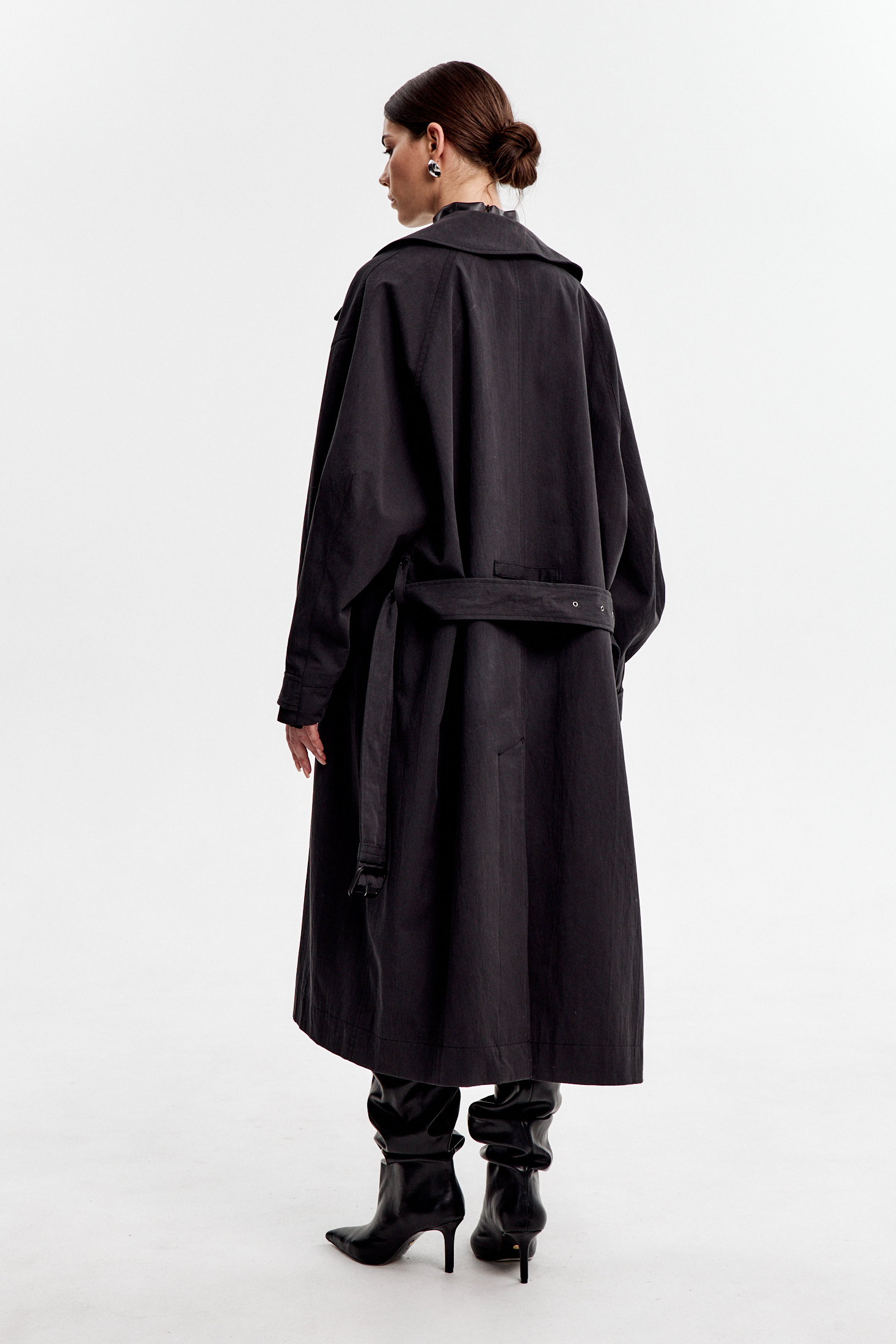 Плащ oversize длинный