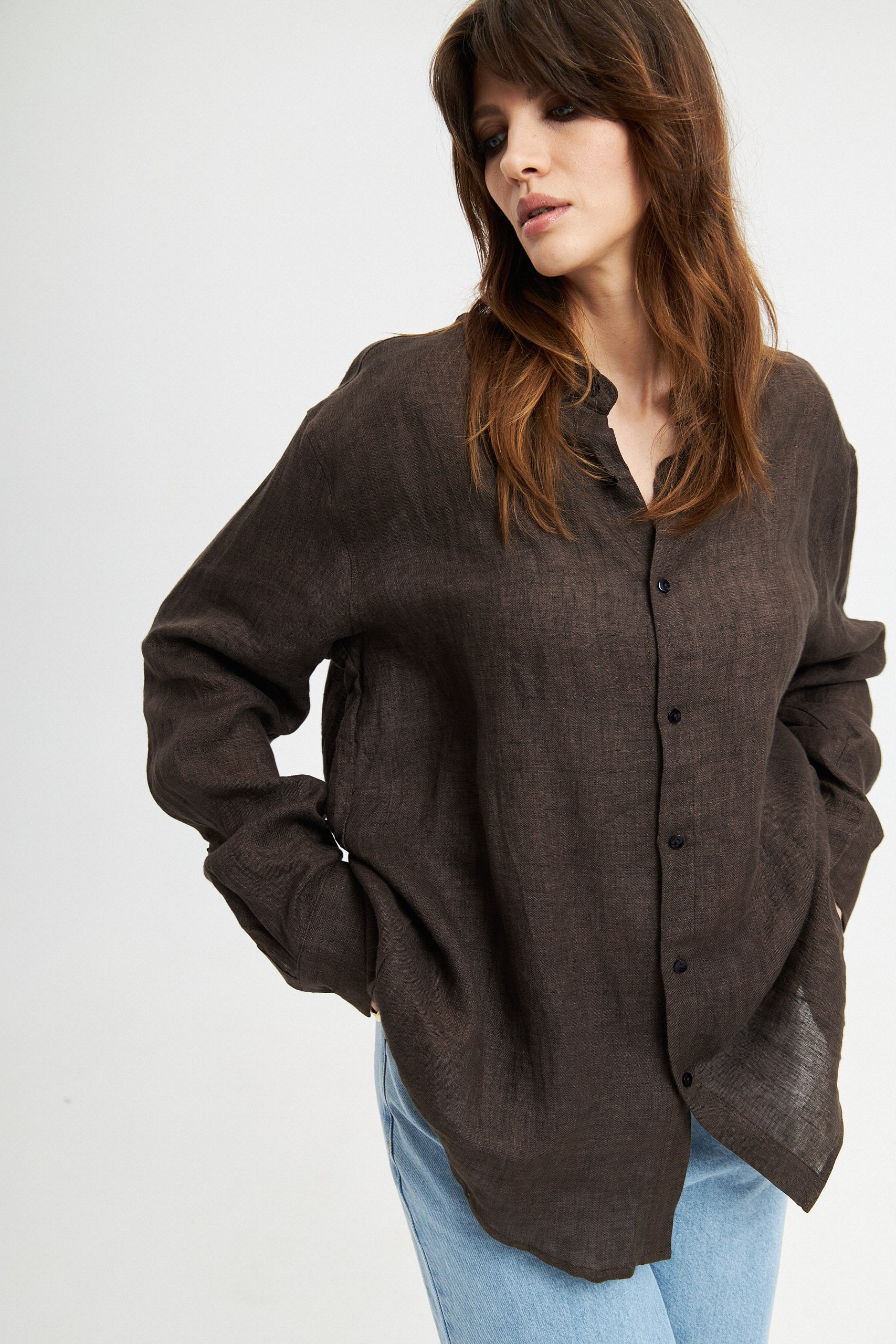 Льняная рубашка 