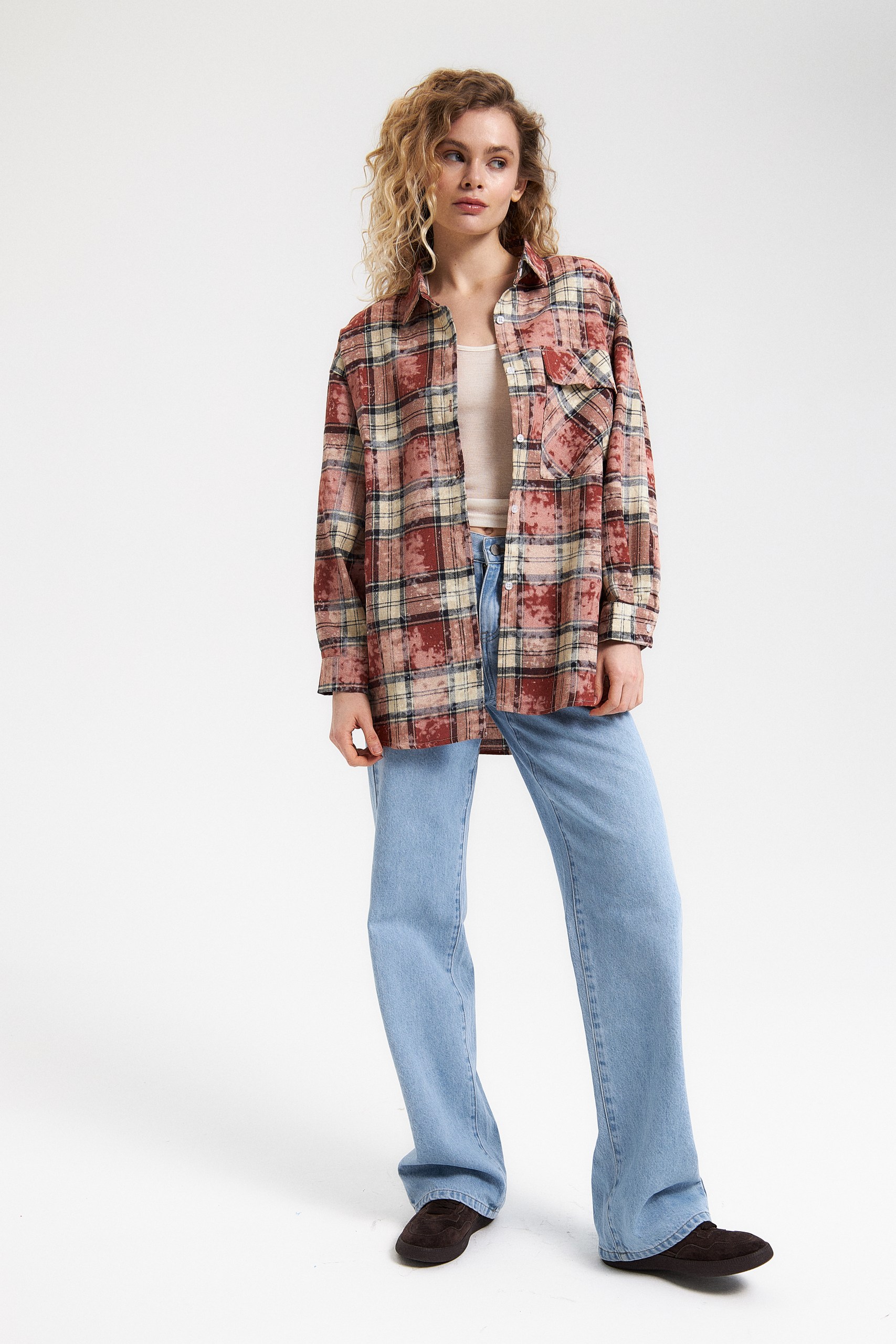 Рубашка в клетку usedstyle