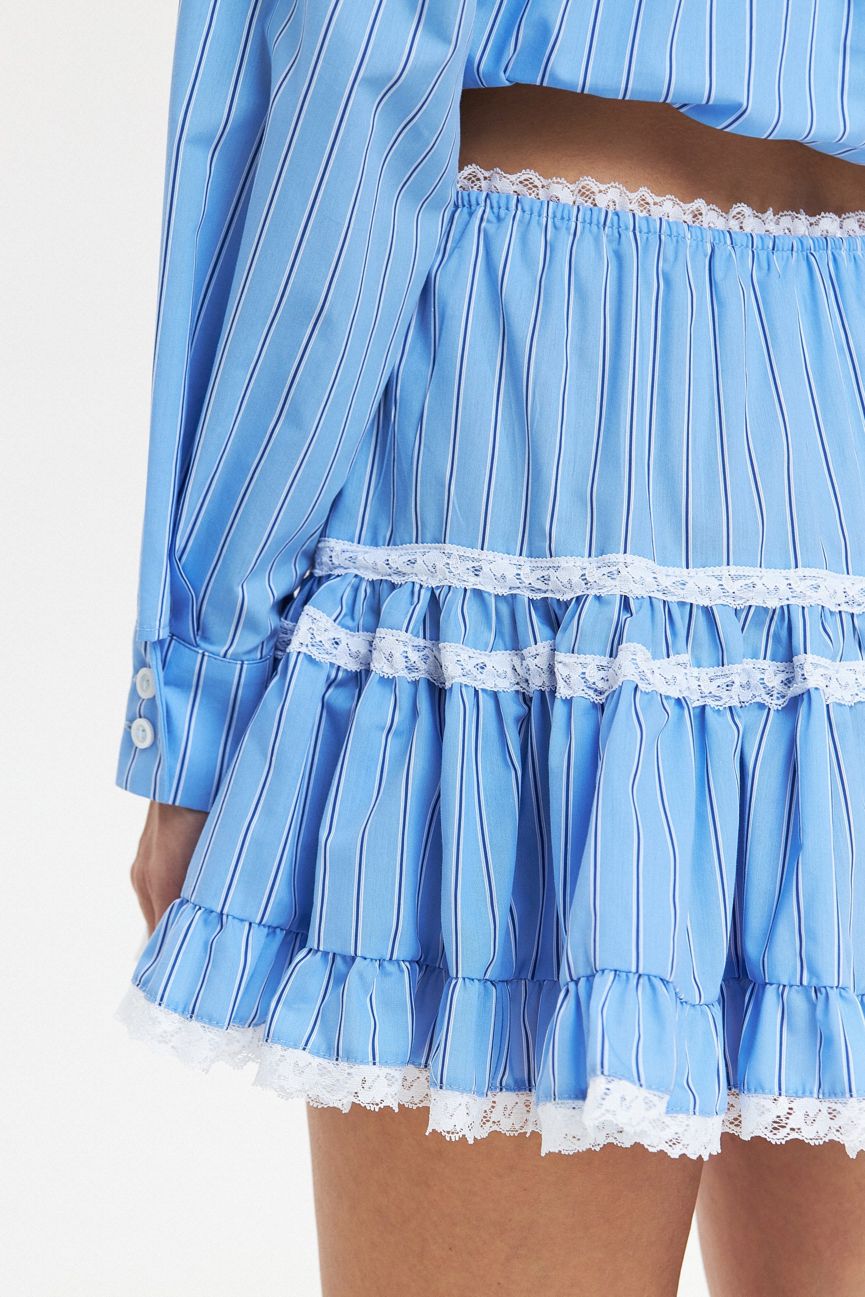 Юбка с кружевом Stripes