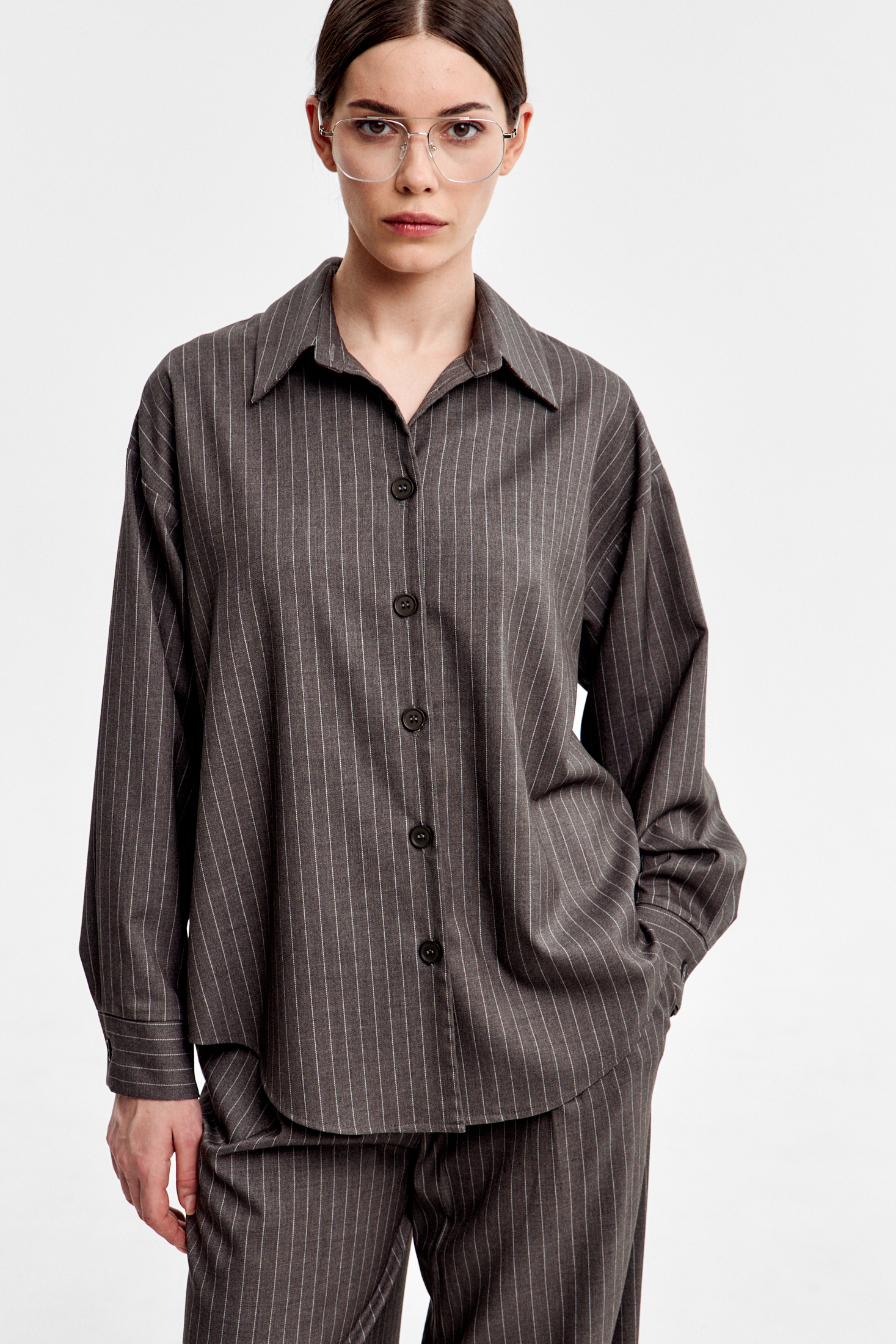 Рубашка в полоску