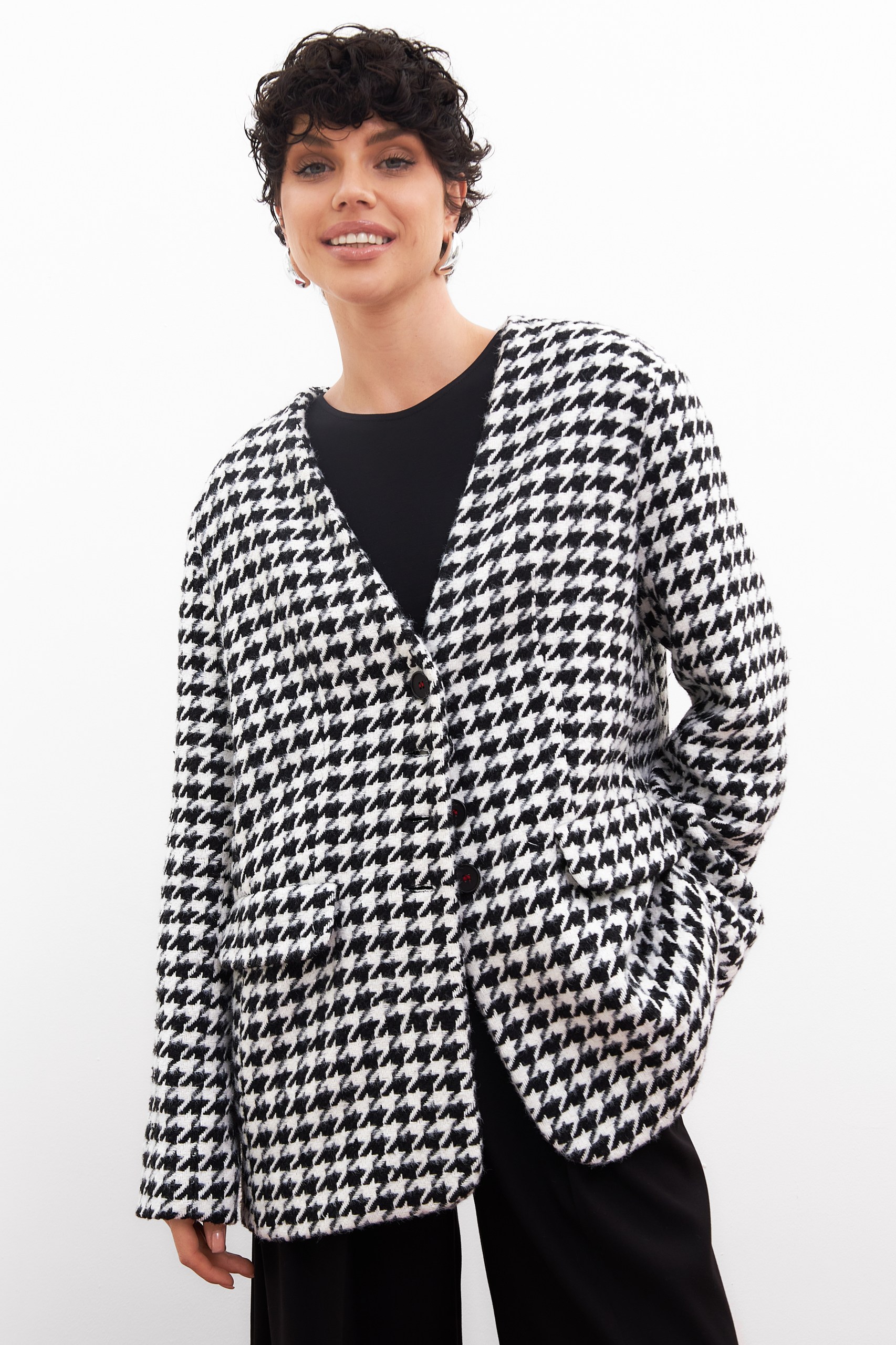 Жакет гусиная лапка