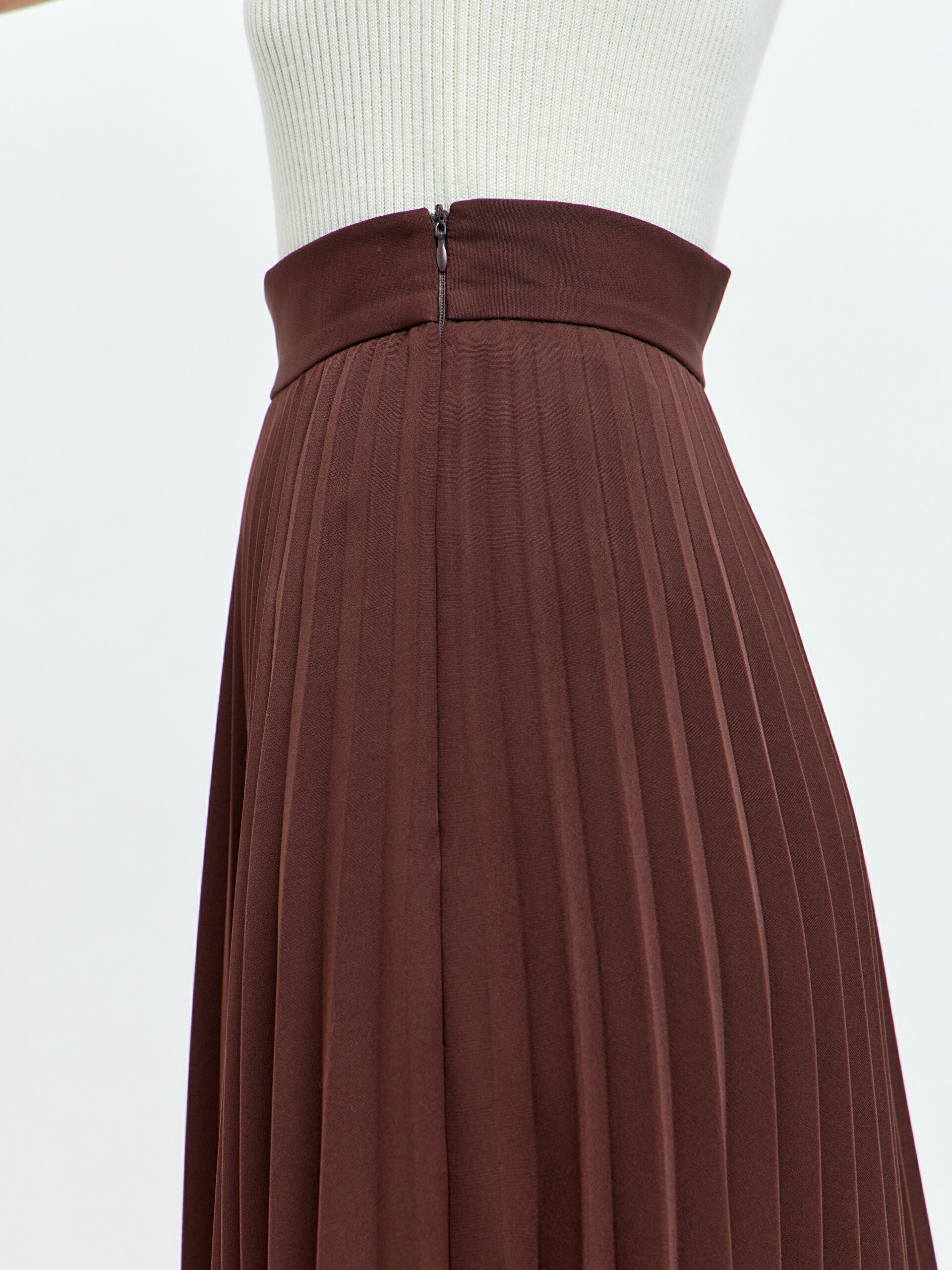 Юбка гофре макси