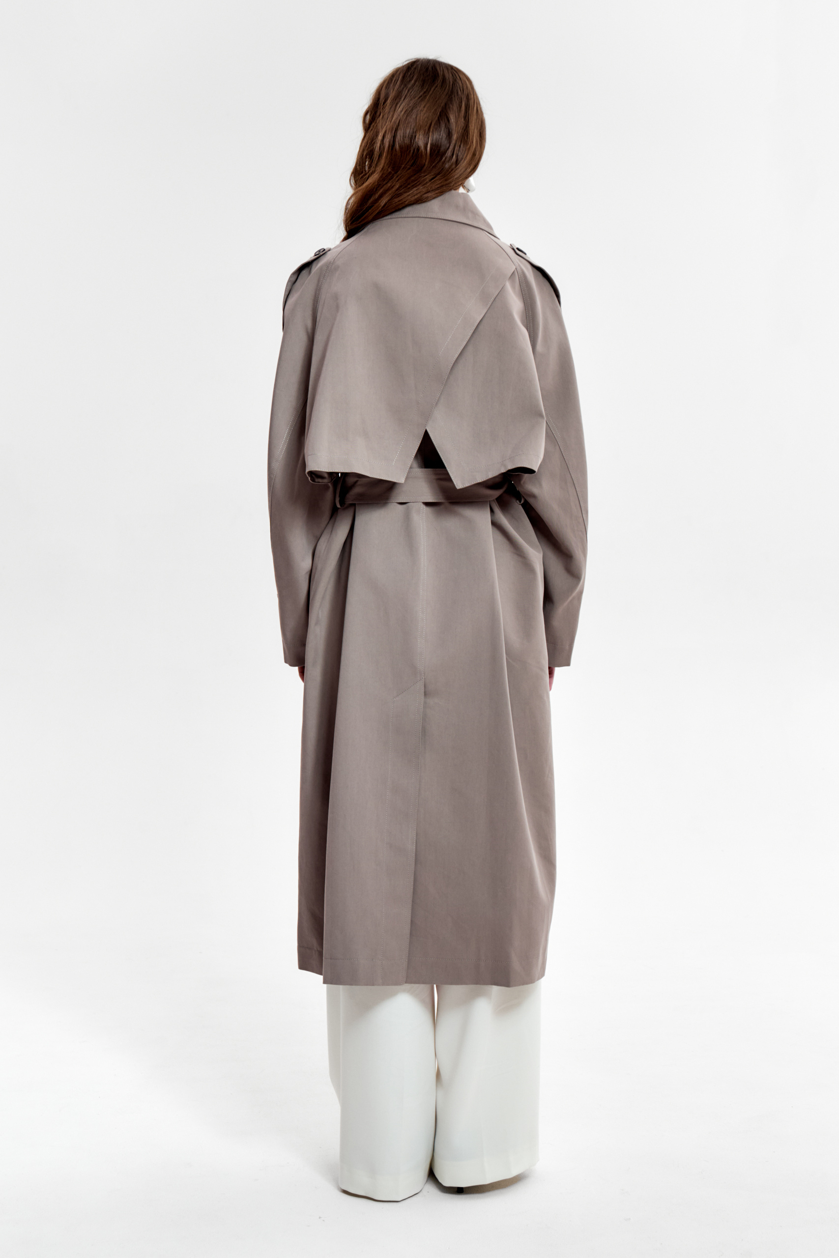 Плащ длинный