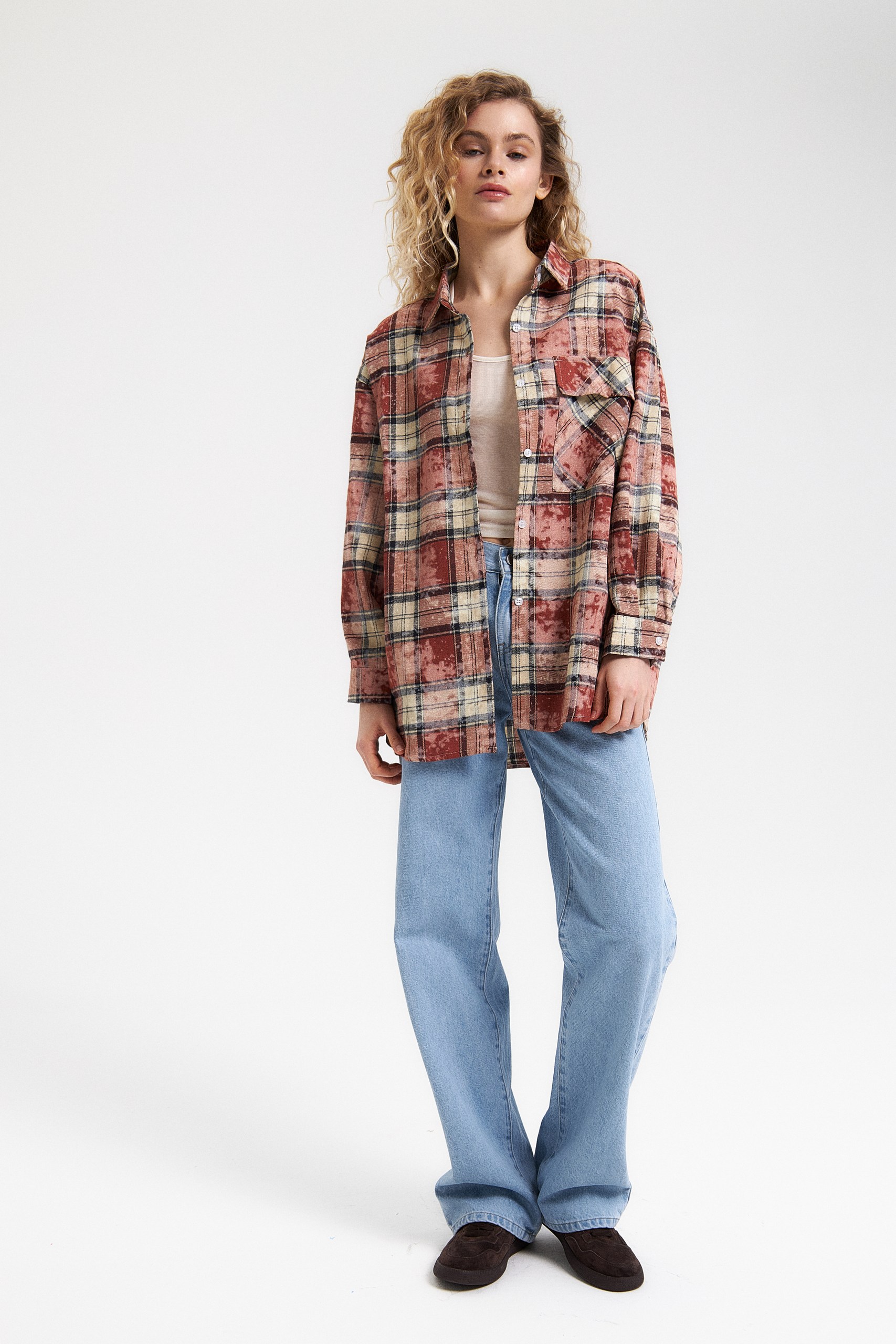 Рубашка в клетку usedstyle