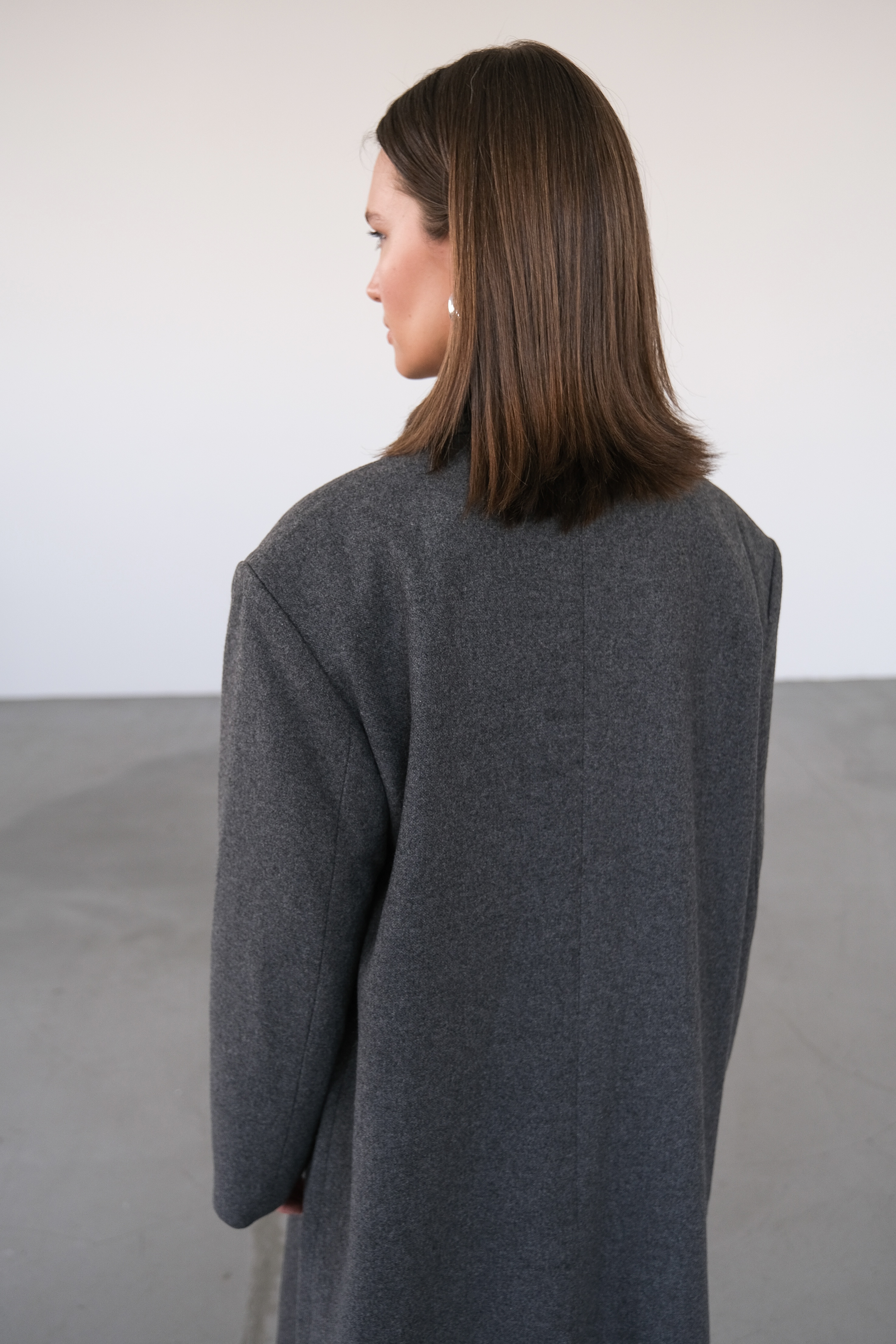 Пальто прямого кроя