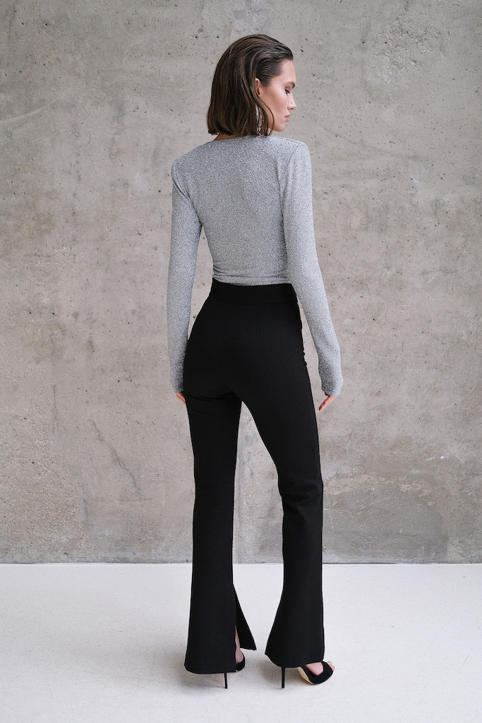 Топ серебристый