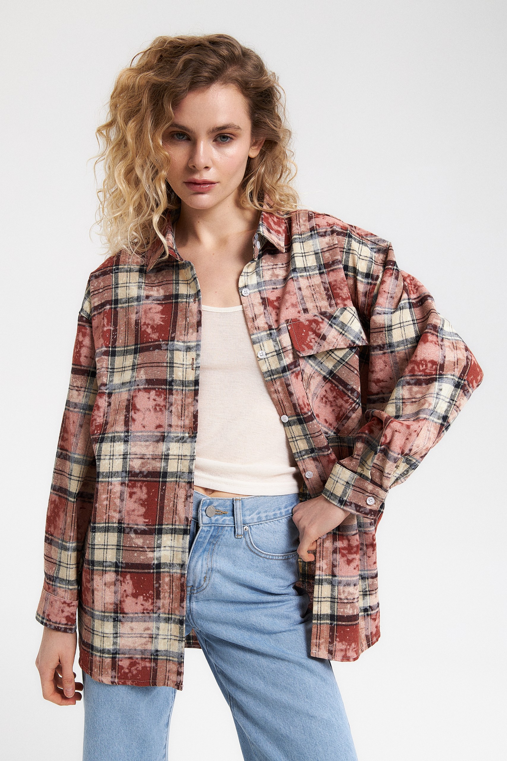 Рубашка в клетку usedstyle