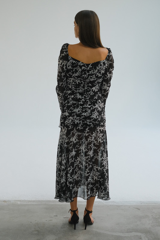 Платье из шифона