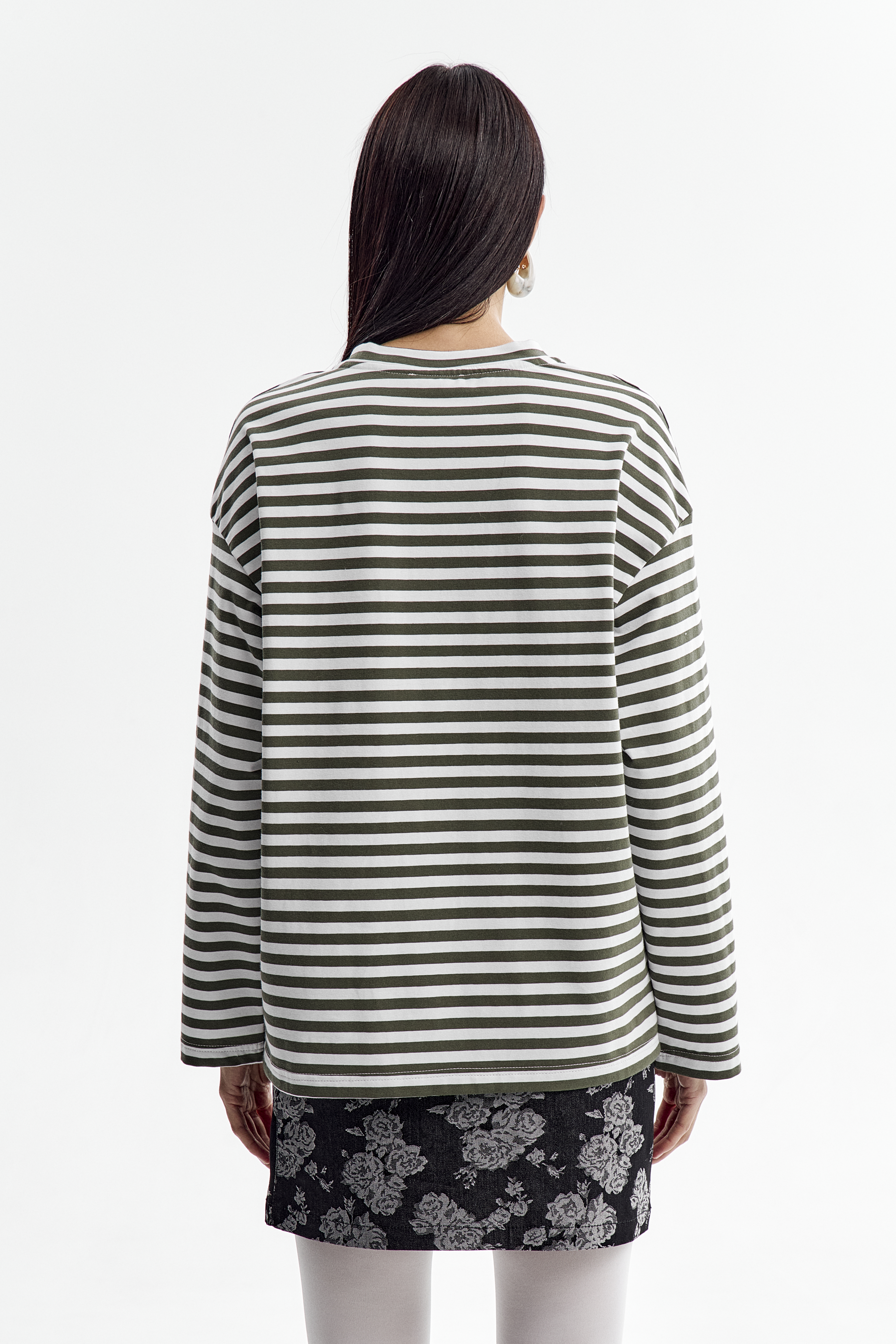 Лонгслив в полоску