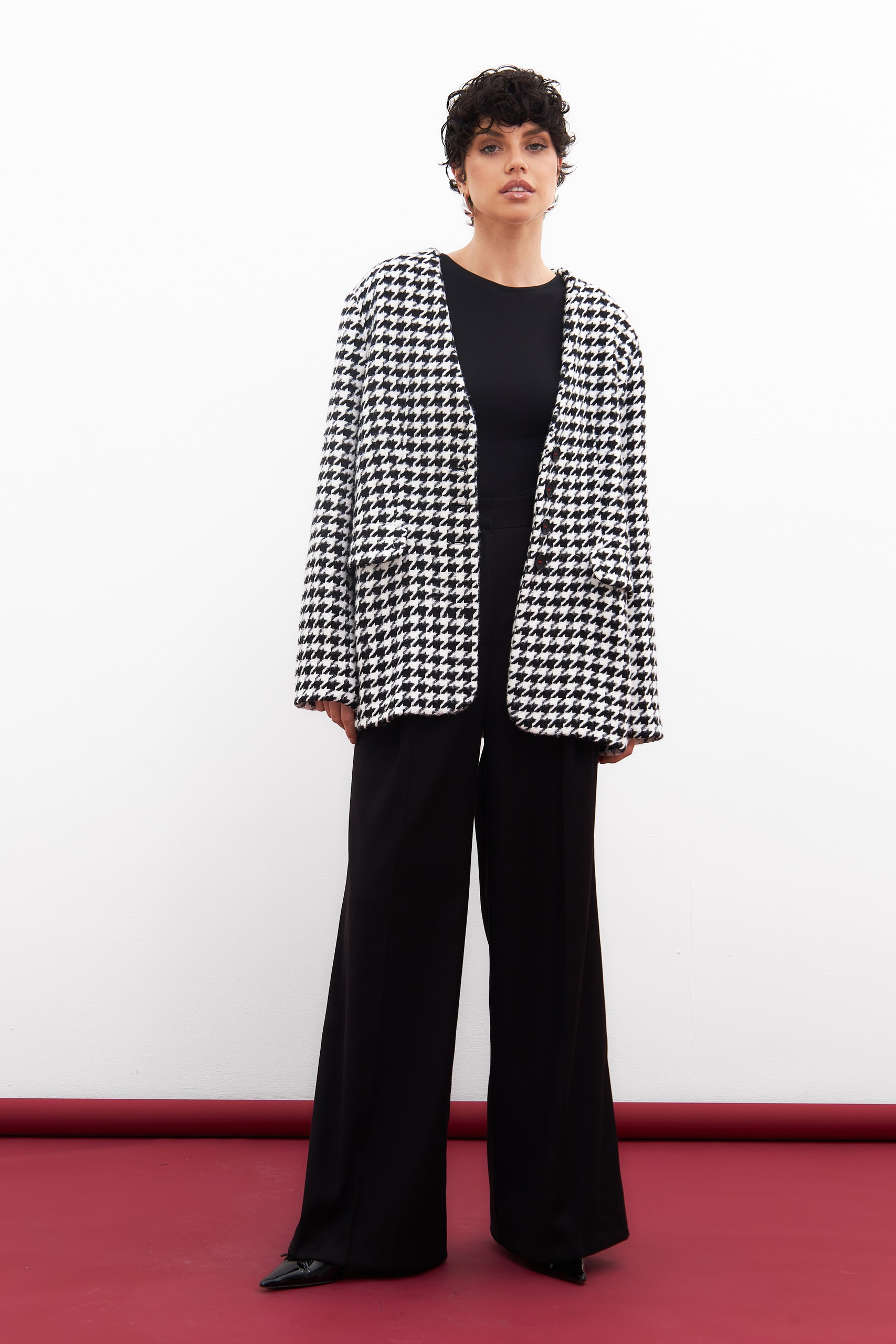 Жакет гусиная лапка