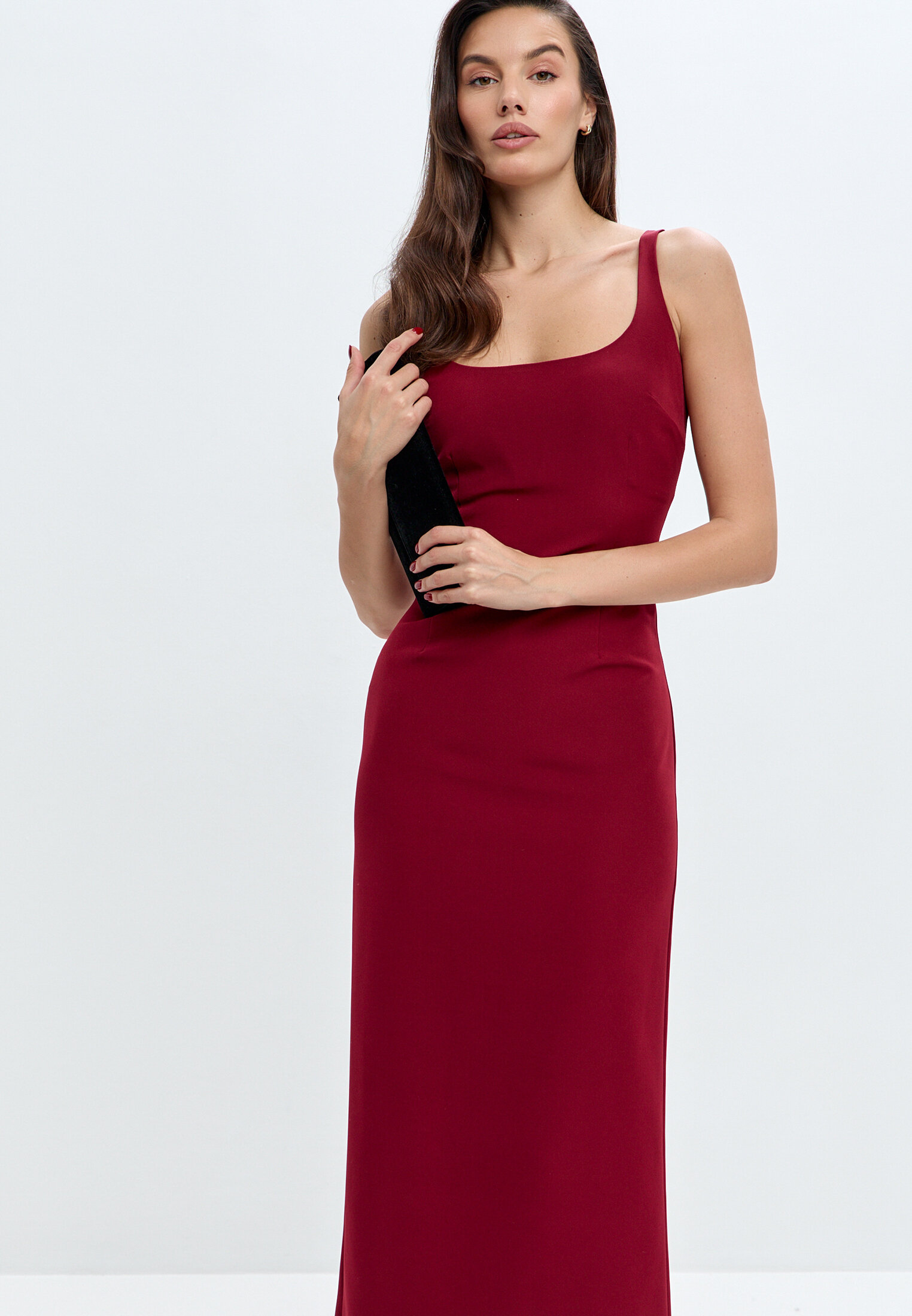 Платье футляр макси