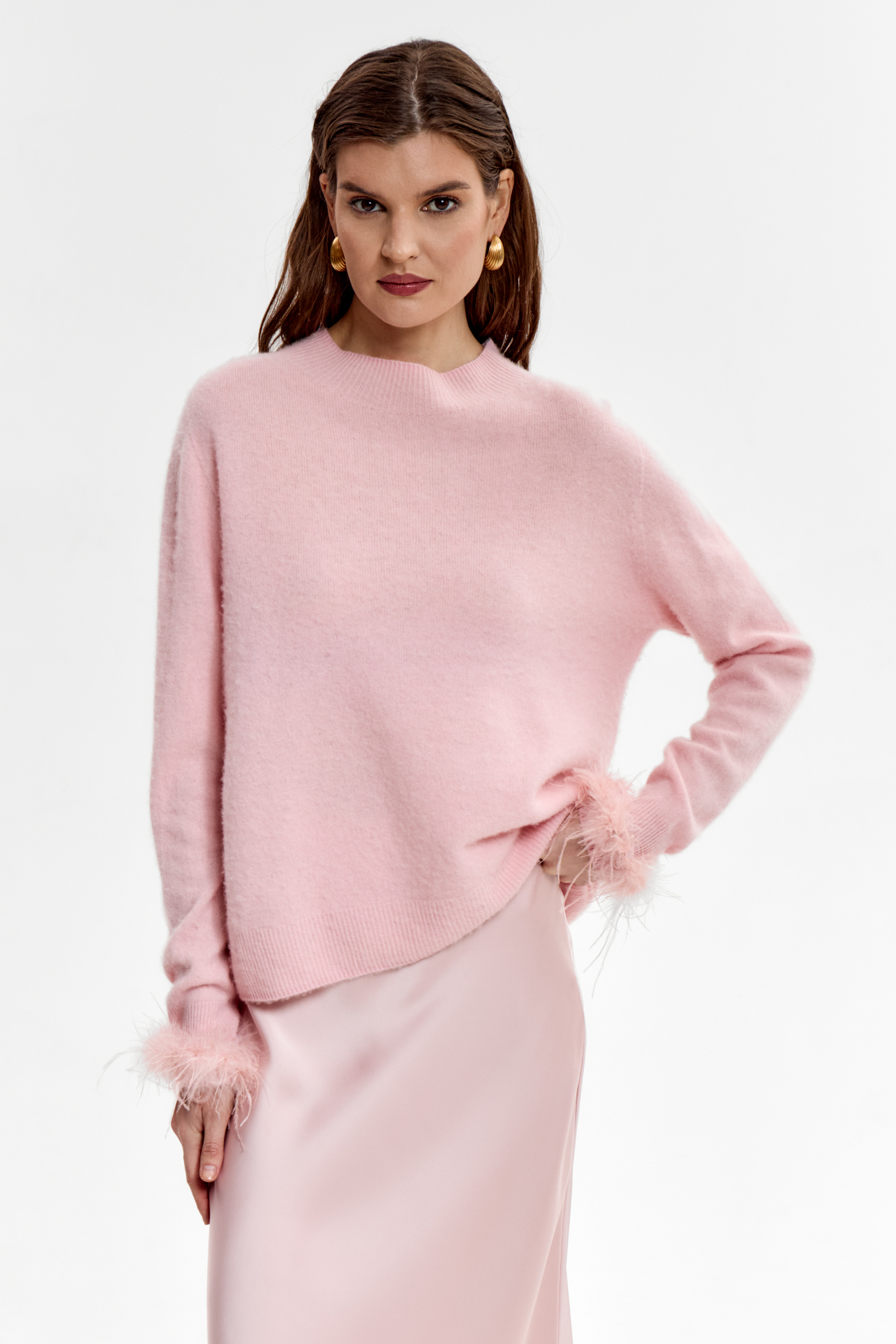  Джемпер с боа