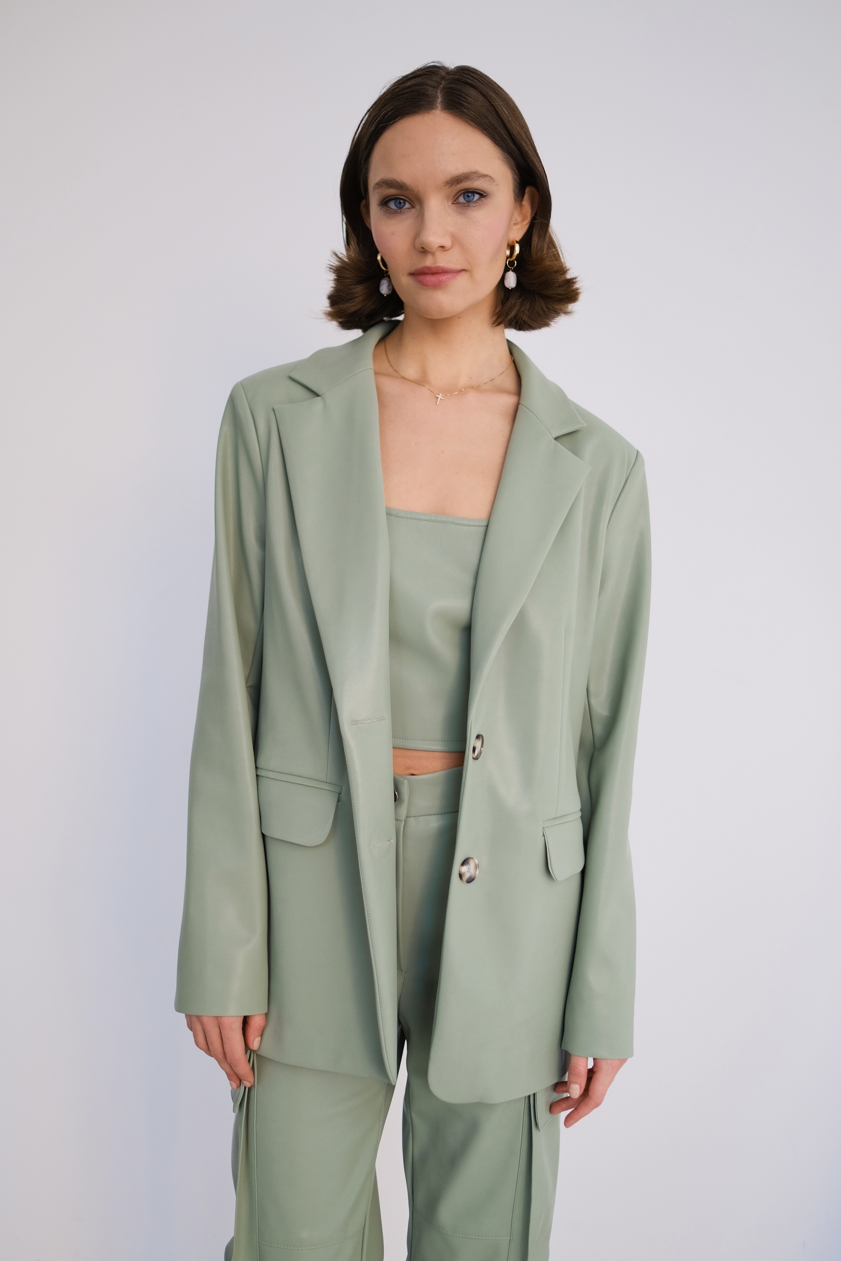 Жакет из эко кожи 