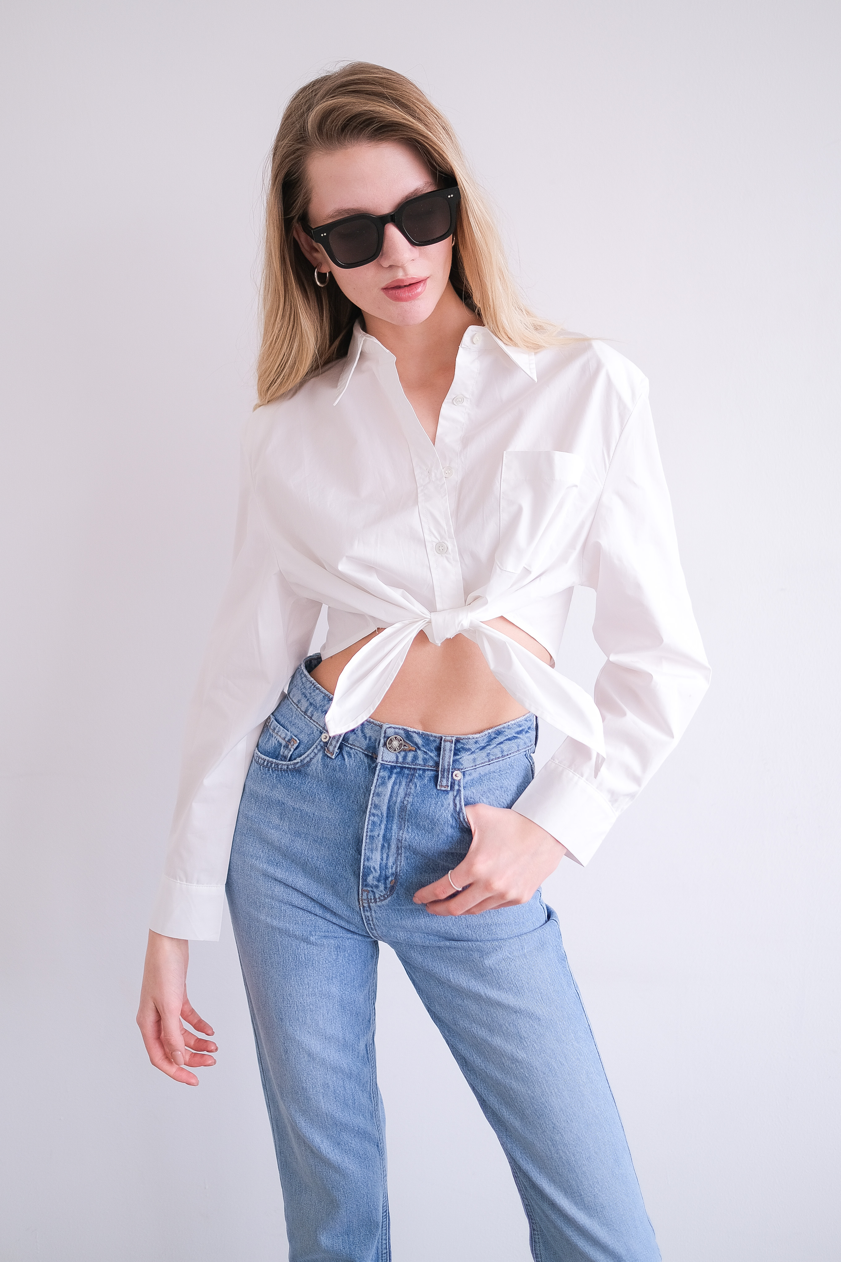 Блуза на завязках