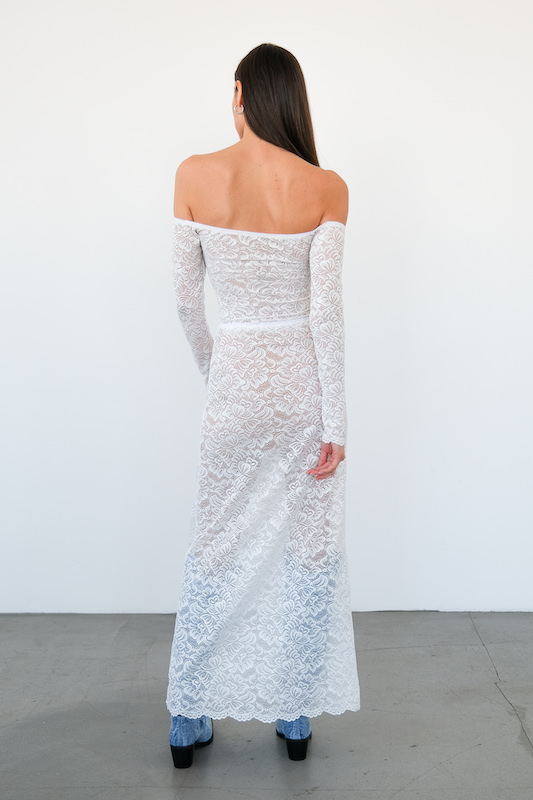 Юбка из кружева