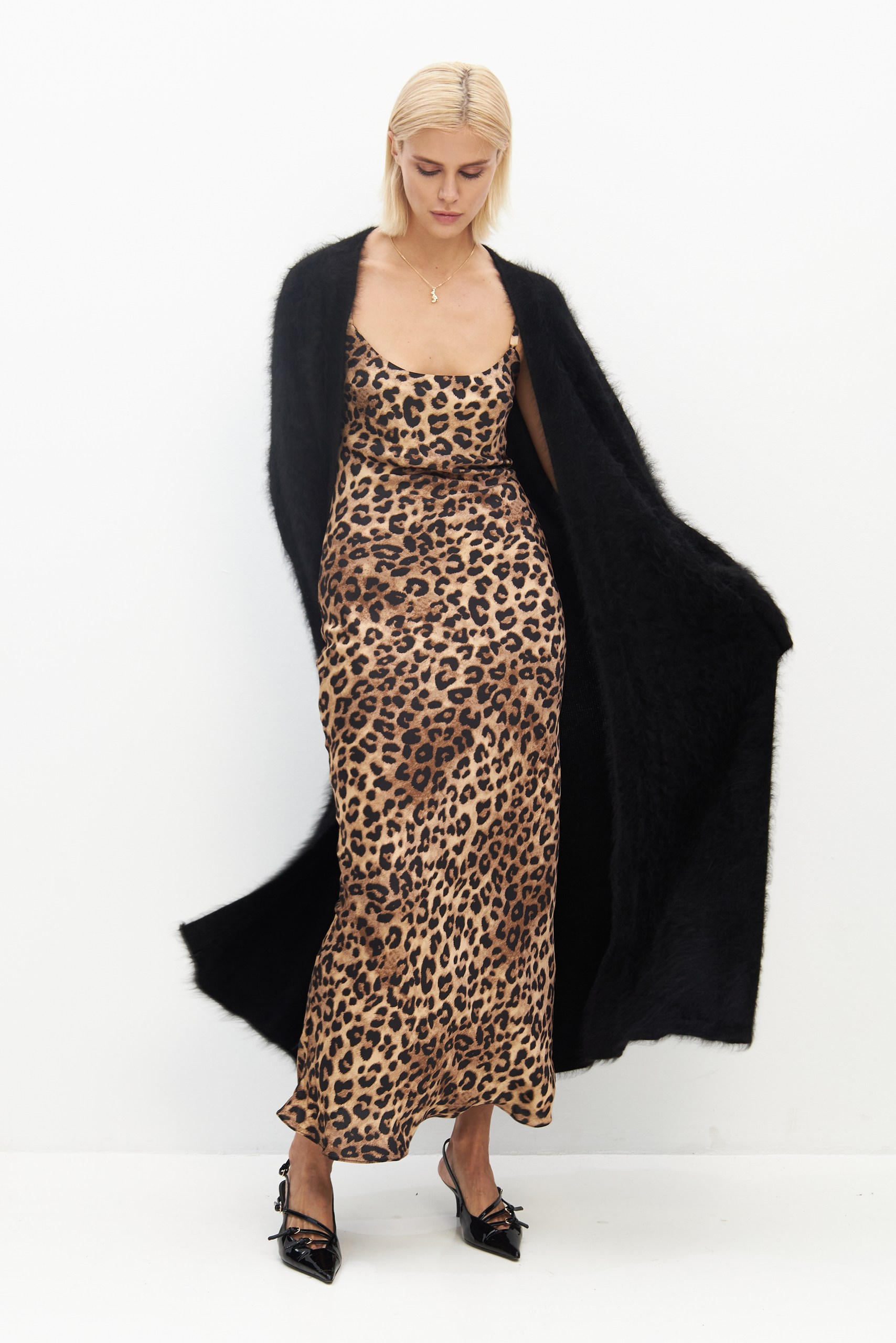 Кардиган макси ангора