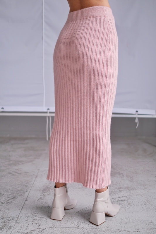 Юбка миди трикотажная