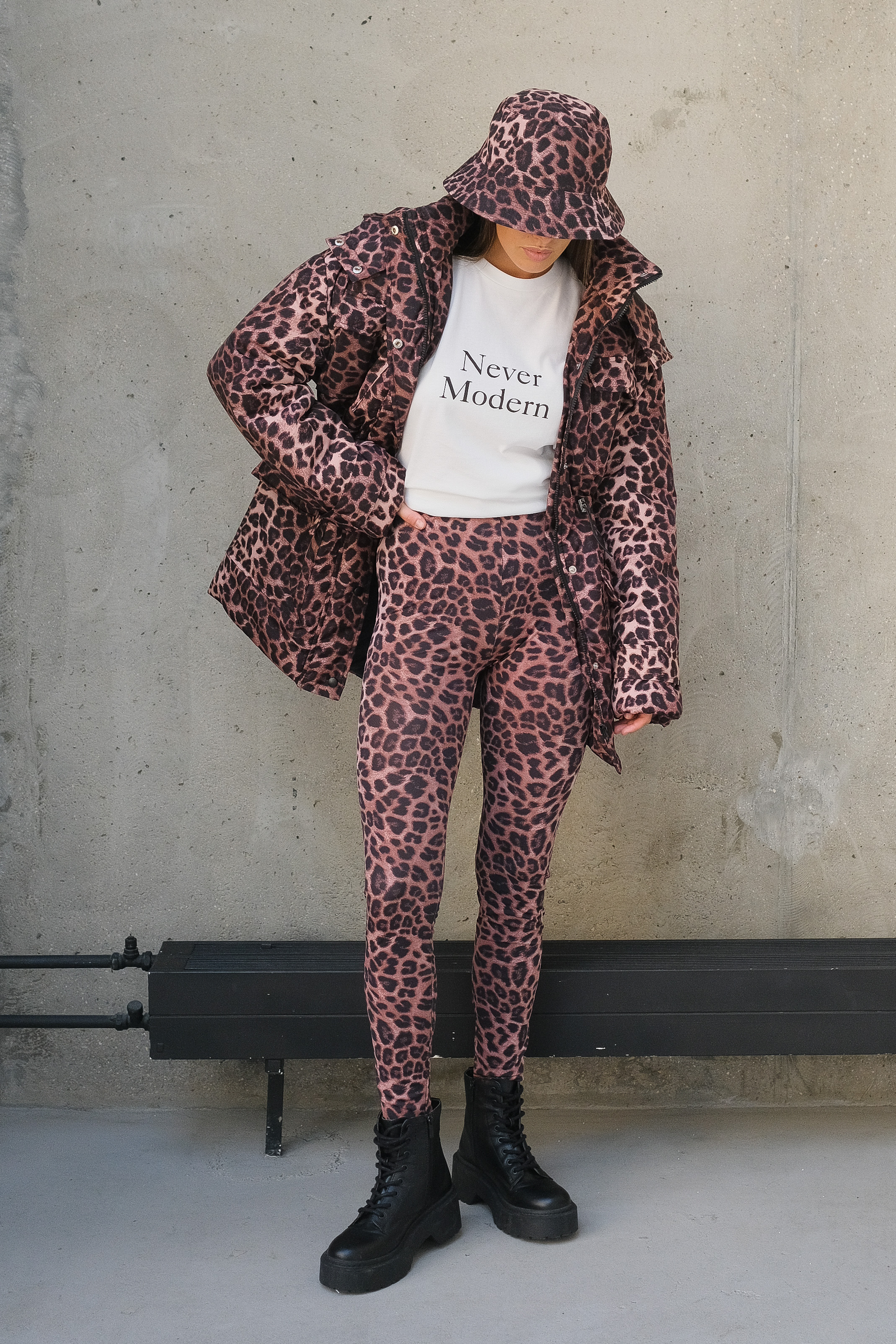 Леггинсы леопардовые