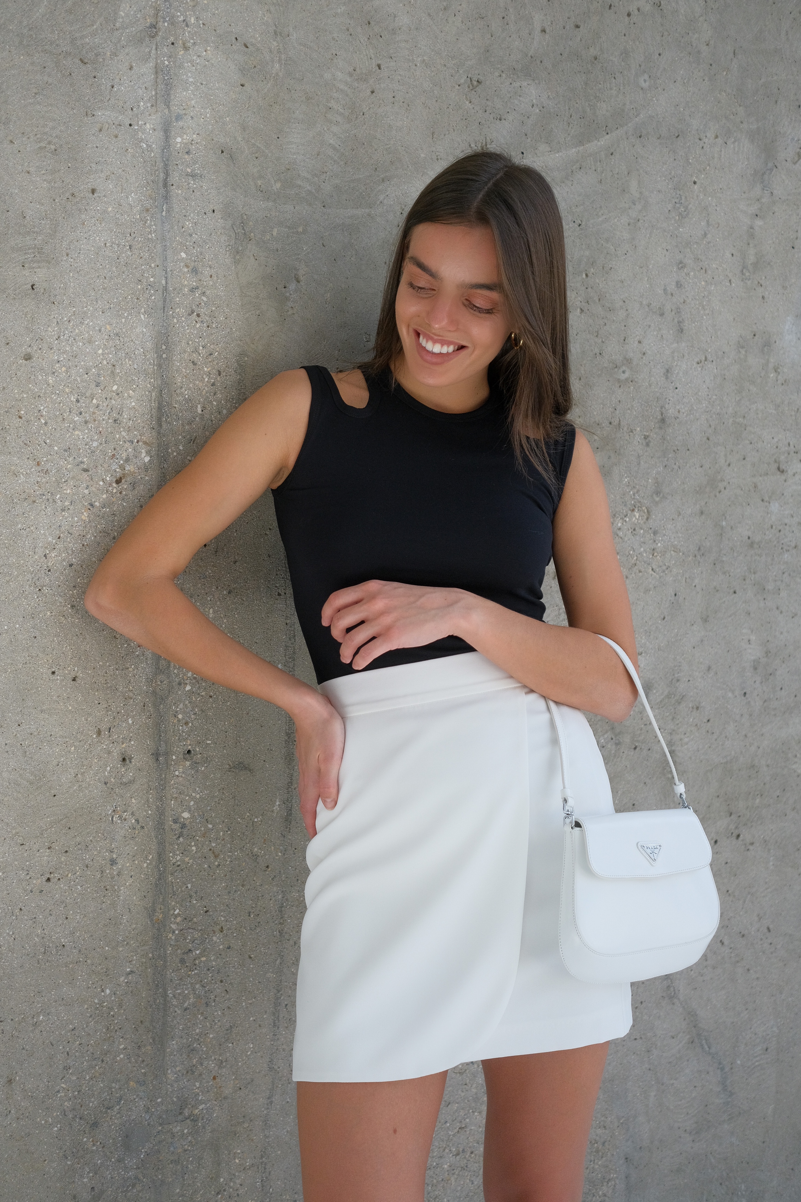 Юбка мини на запах