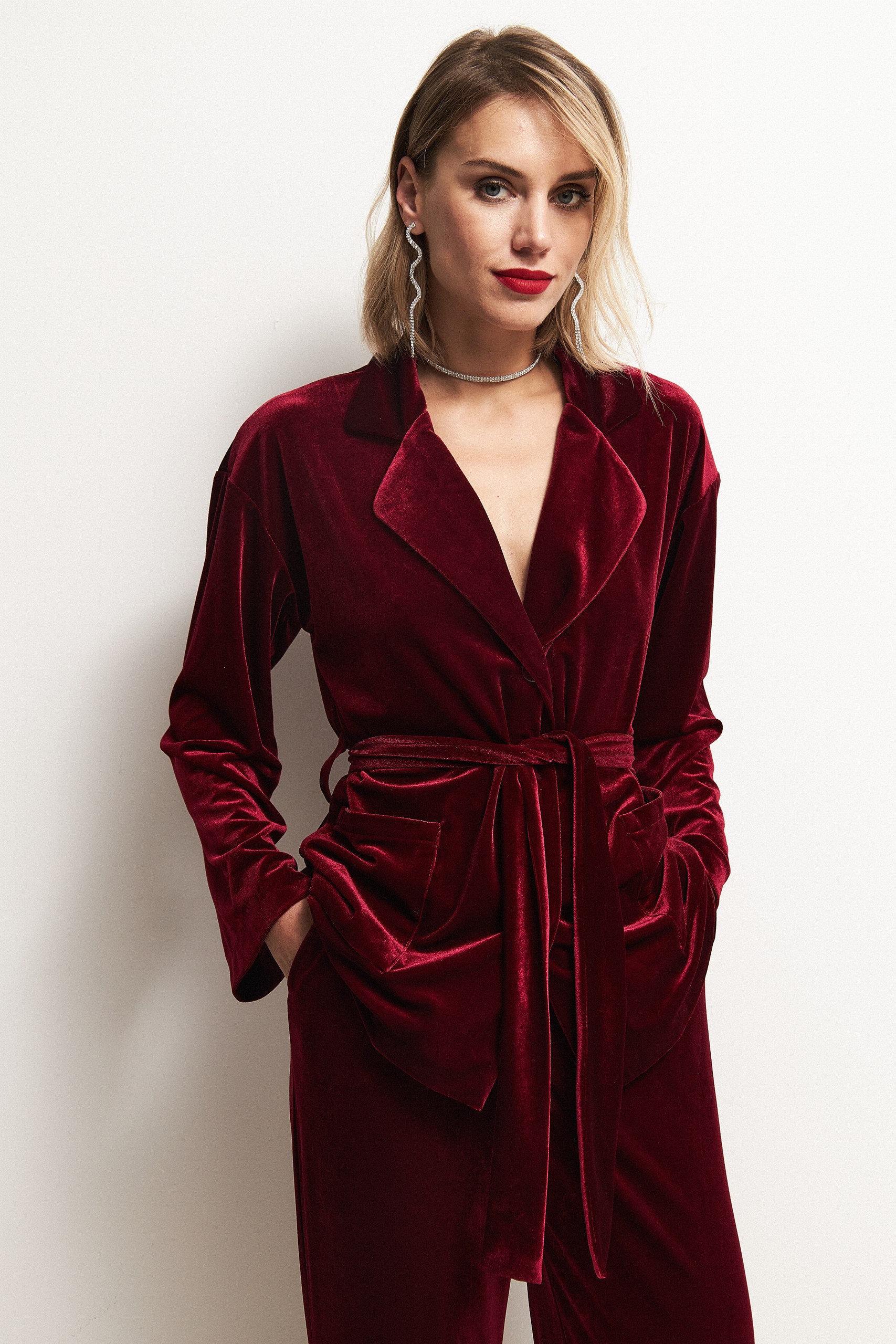 Жакет бархатный