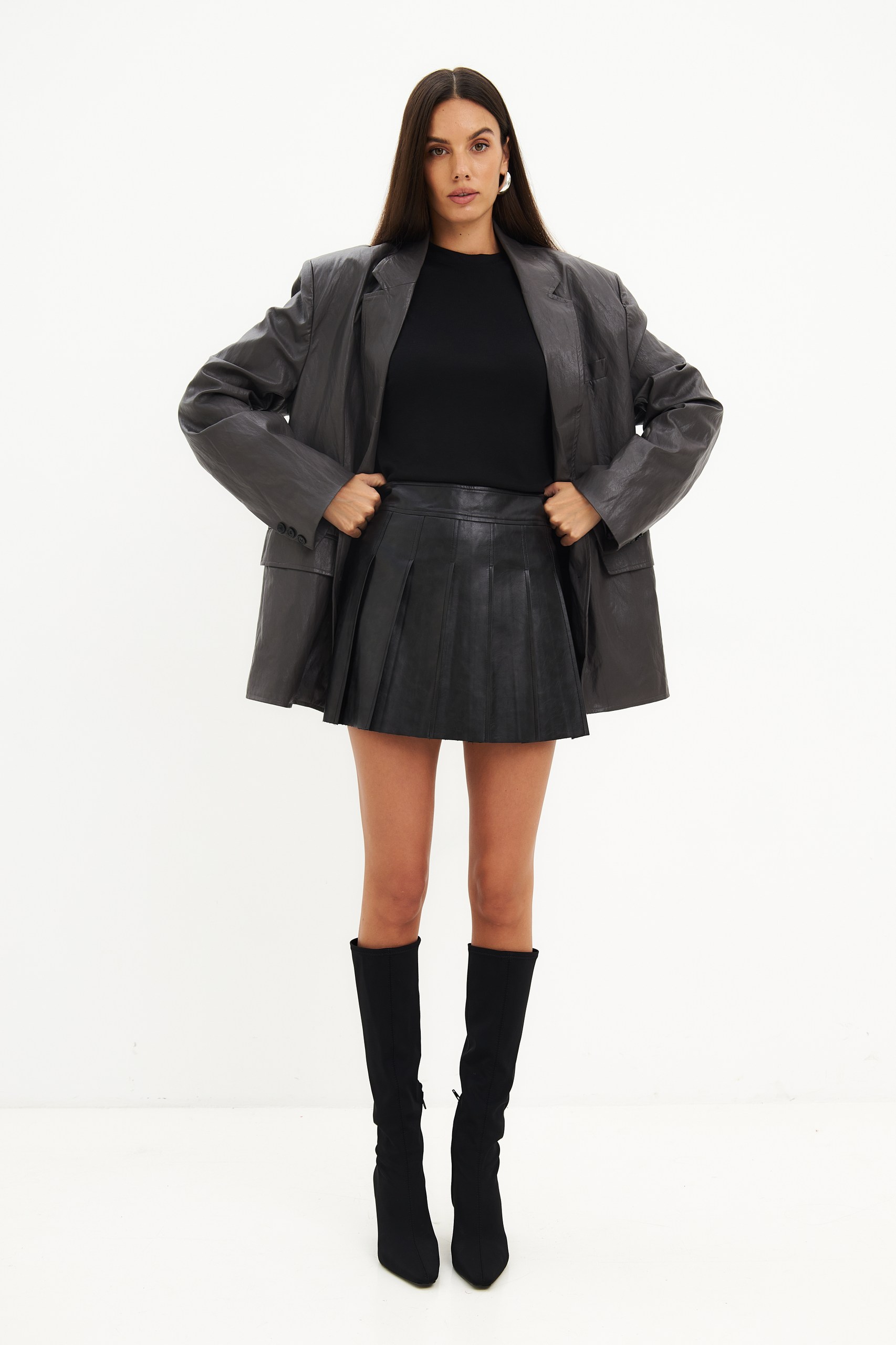 Жакет из эко кожи 