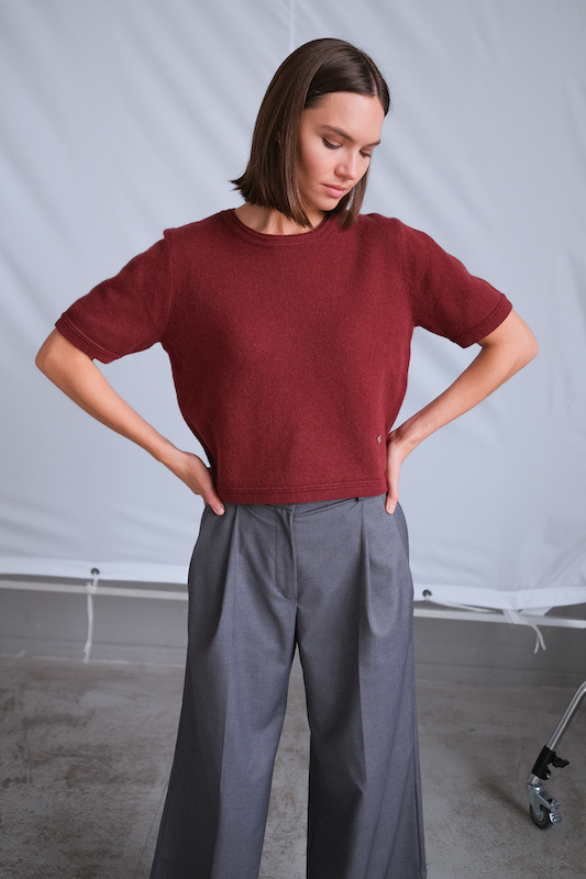 Топ с отдельными рукавами