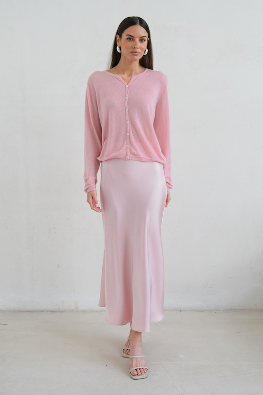 Юбка атласная