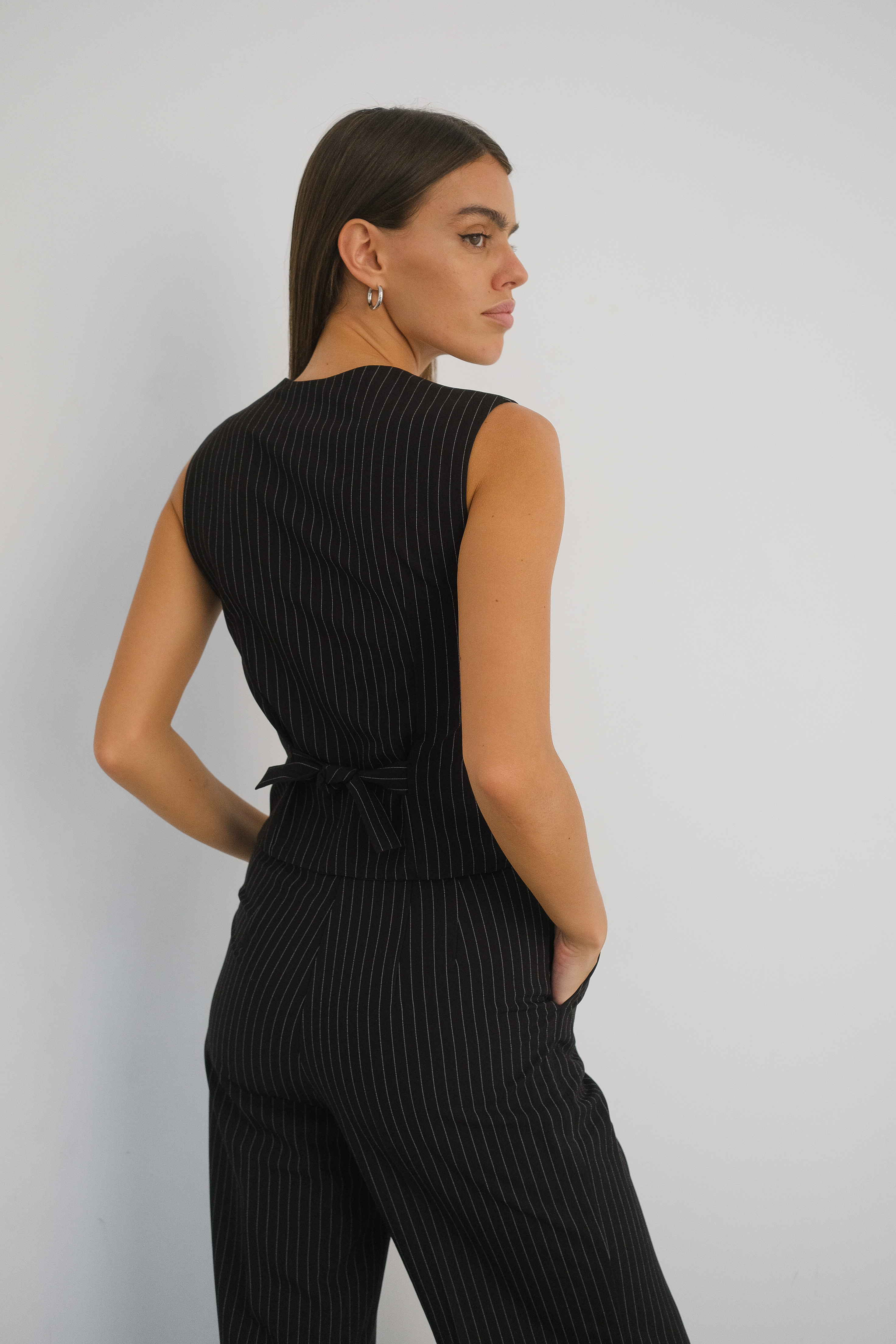 Жилет в полоску