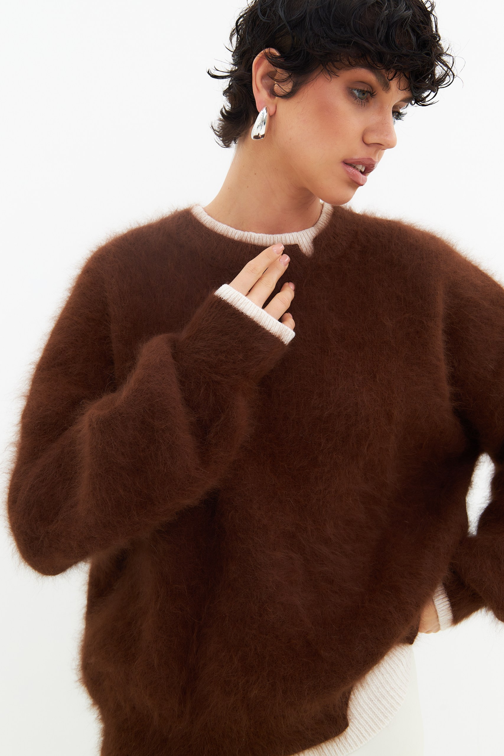 Свитер из ангоры 