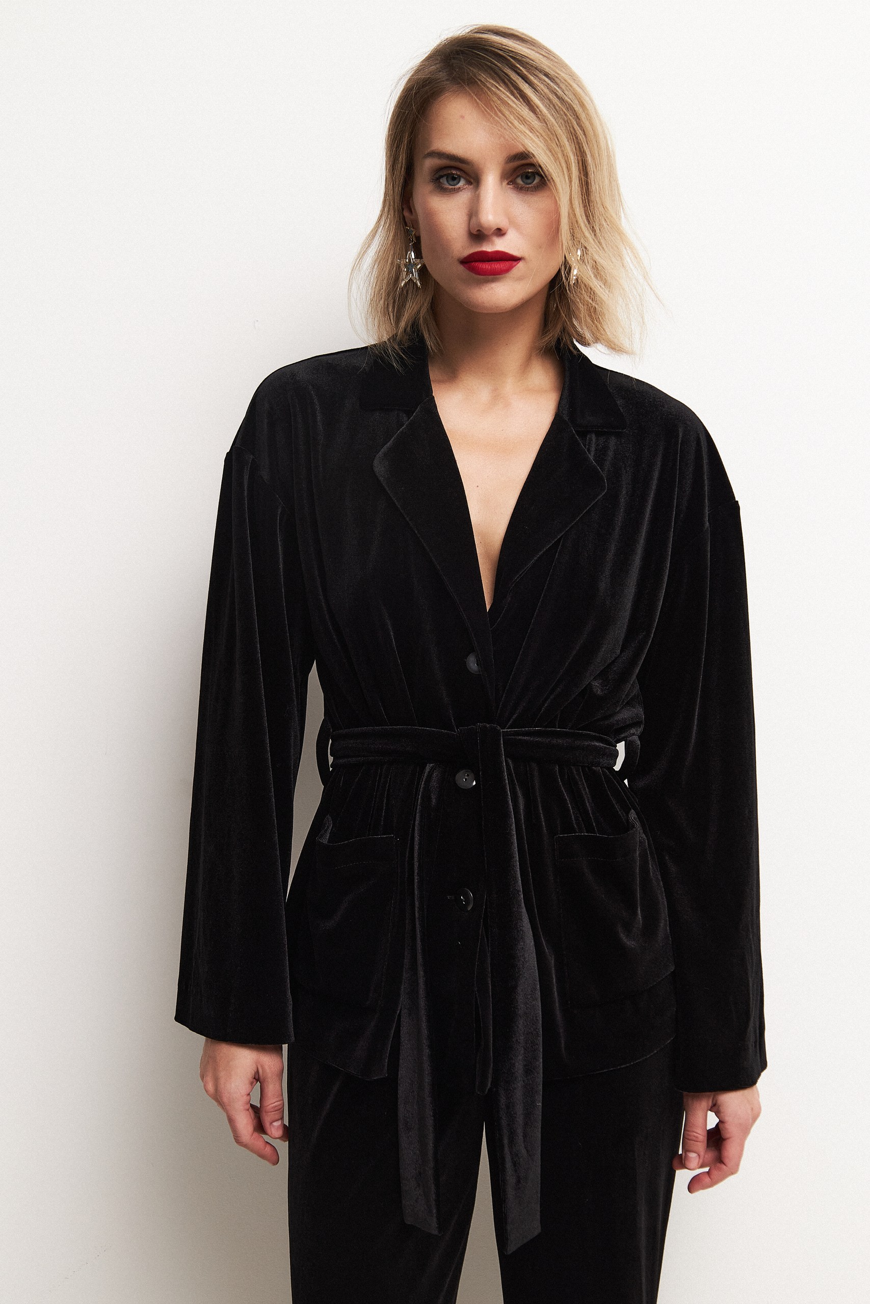 Жакет бархатный