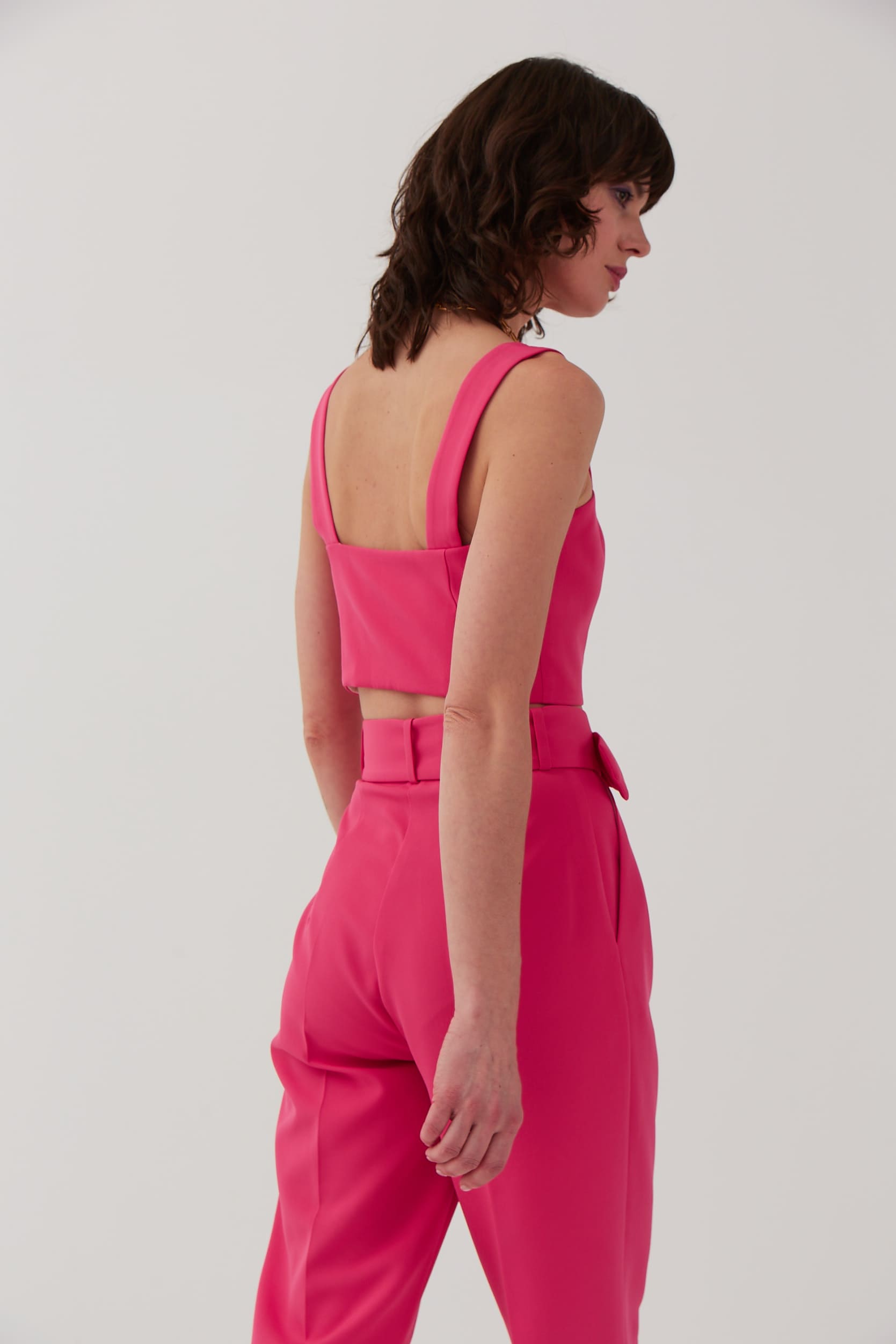 Кроп-топ фуксия