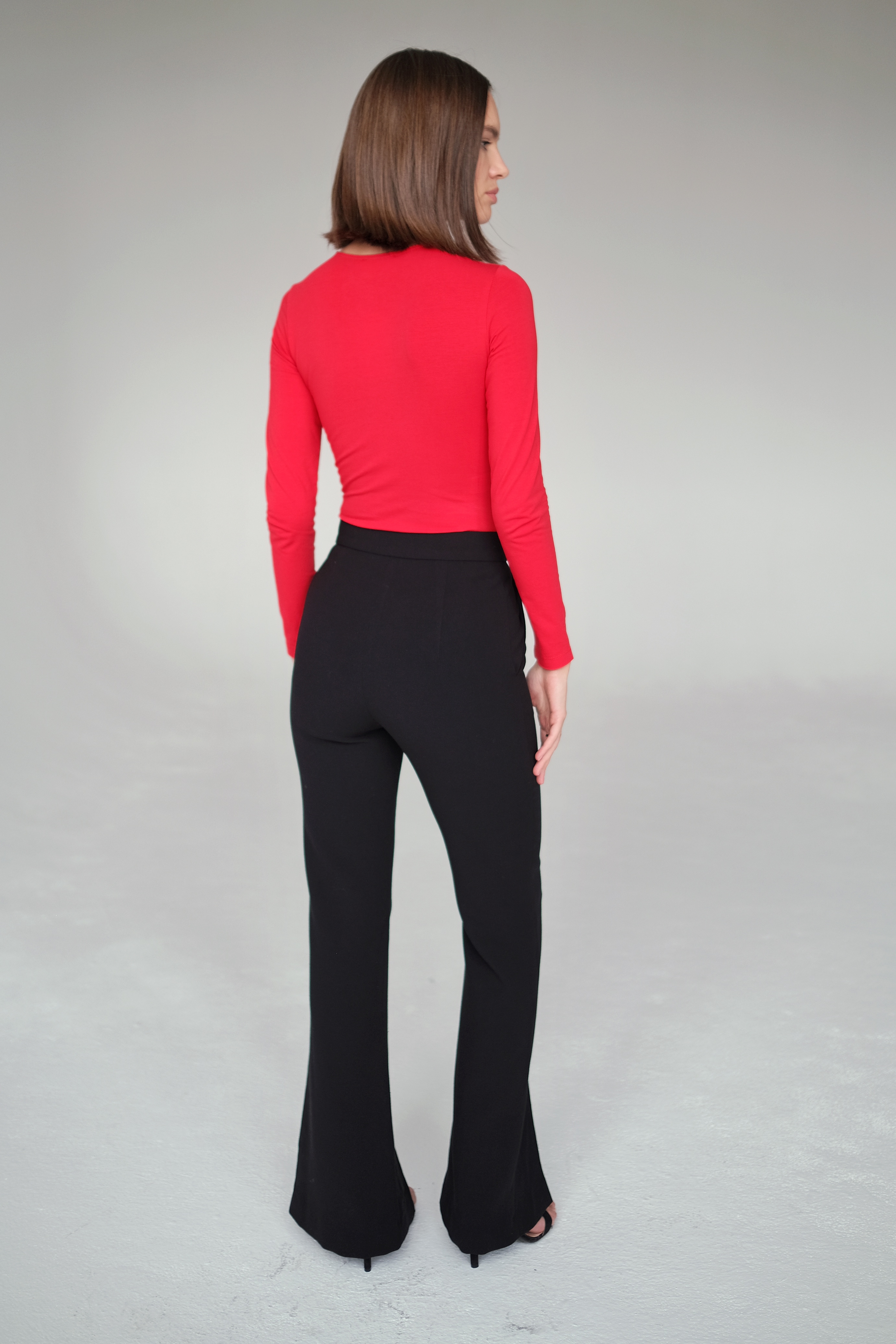 Боди с драпировкой