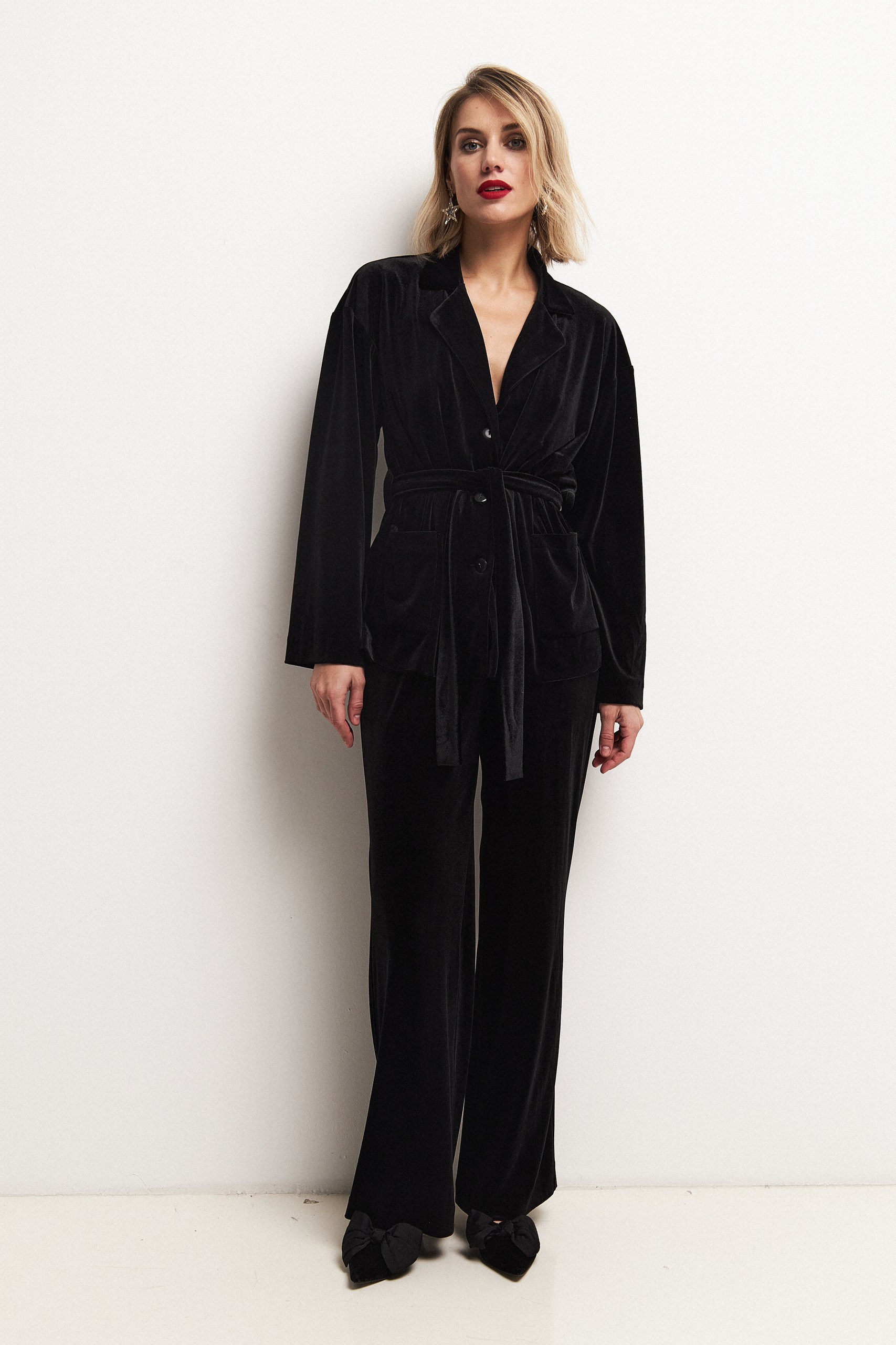 Брюки бархатные