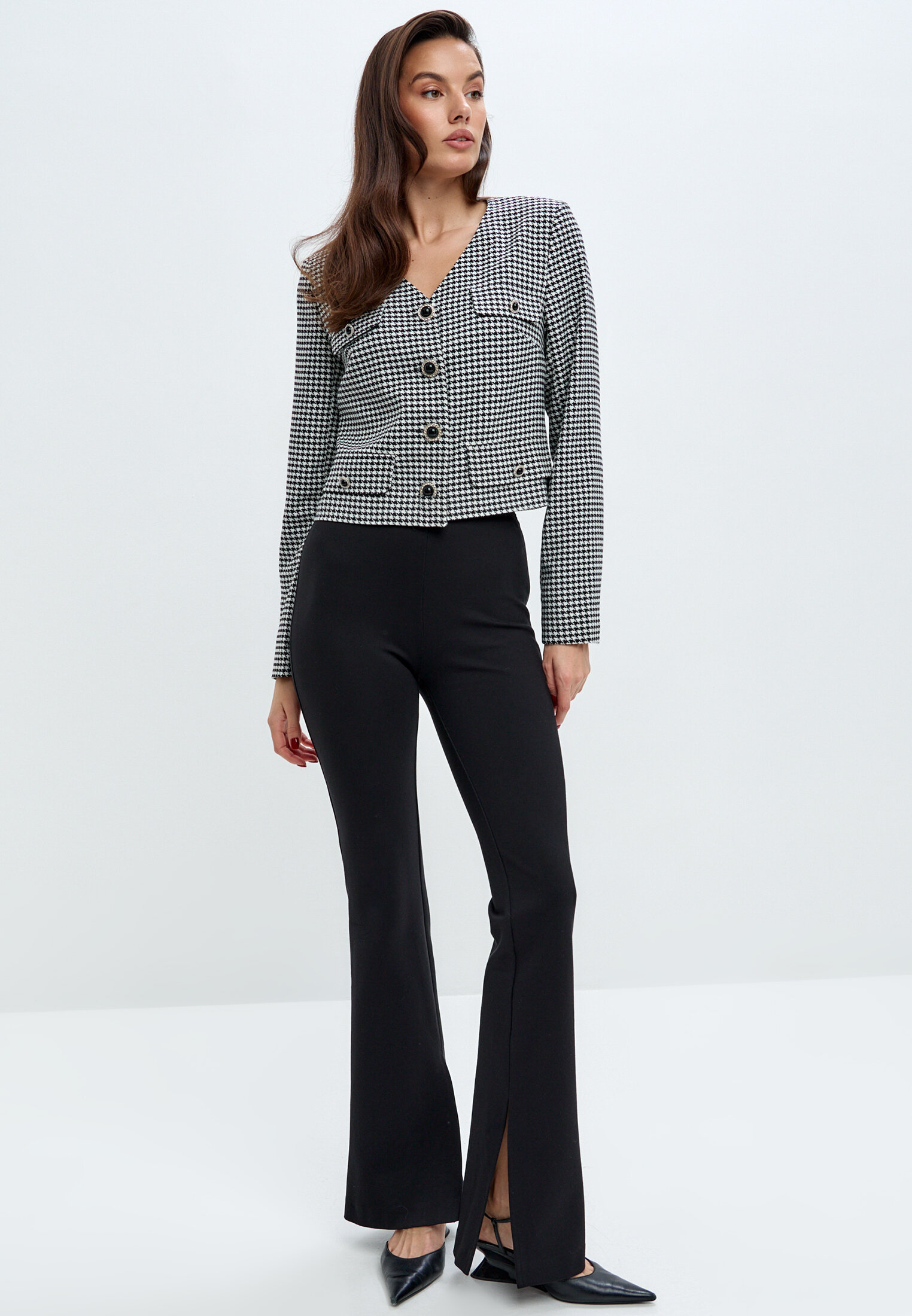 Жакет гусиная лапка