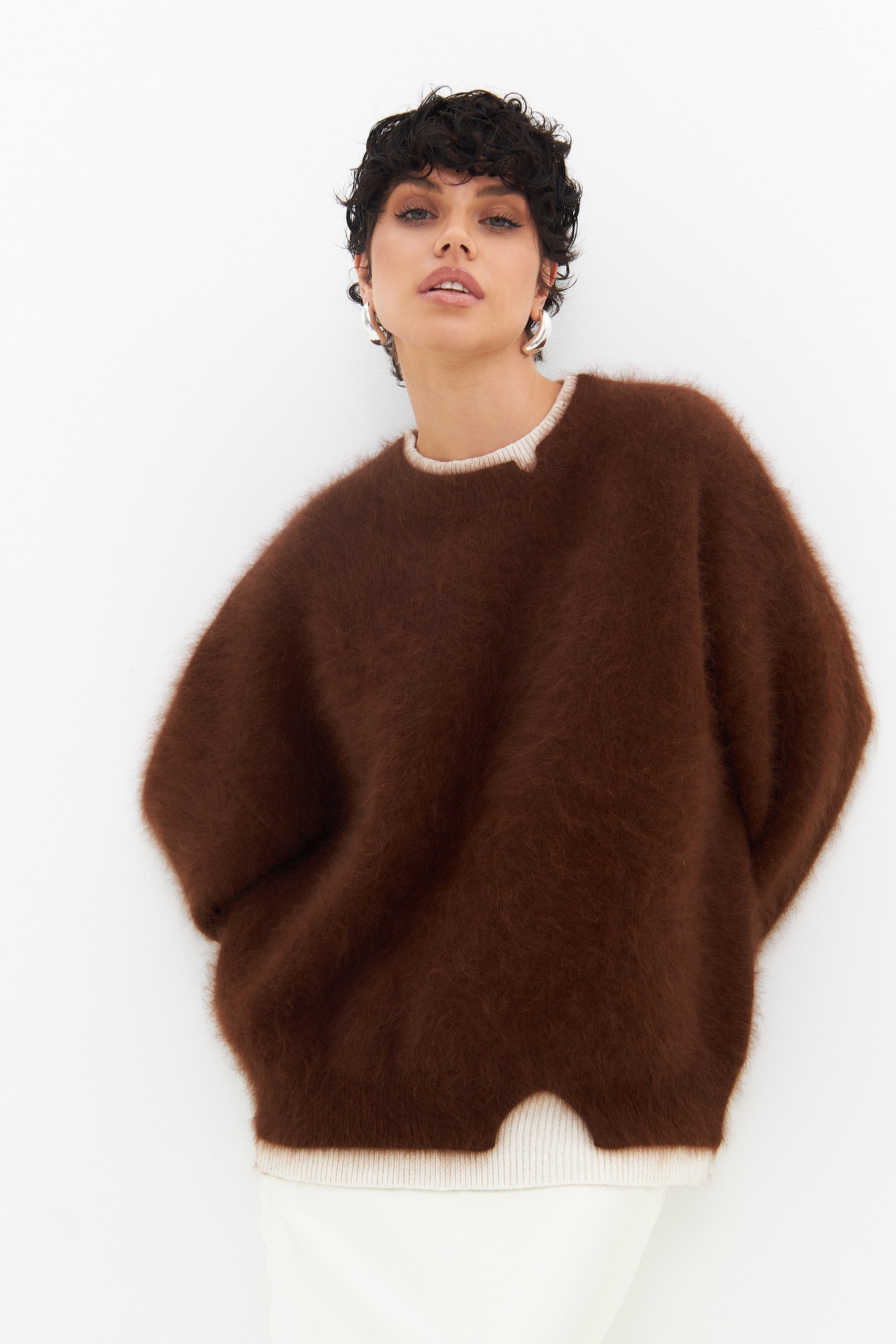 Свитер из ангоры 