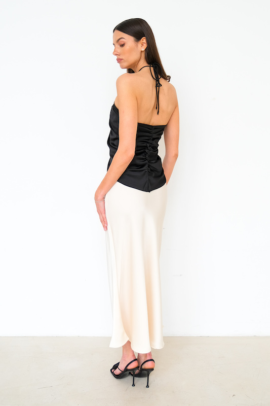 Юбка атласная 