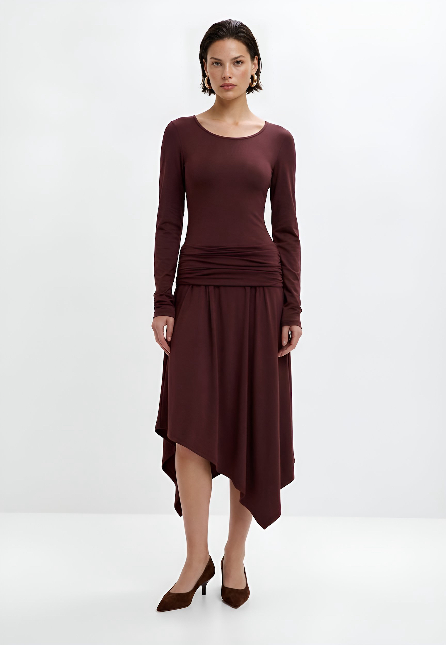 Платье ассиметричное