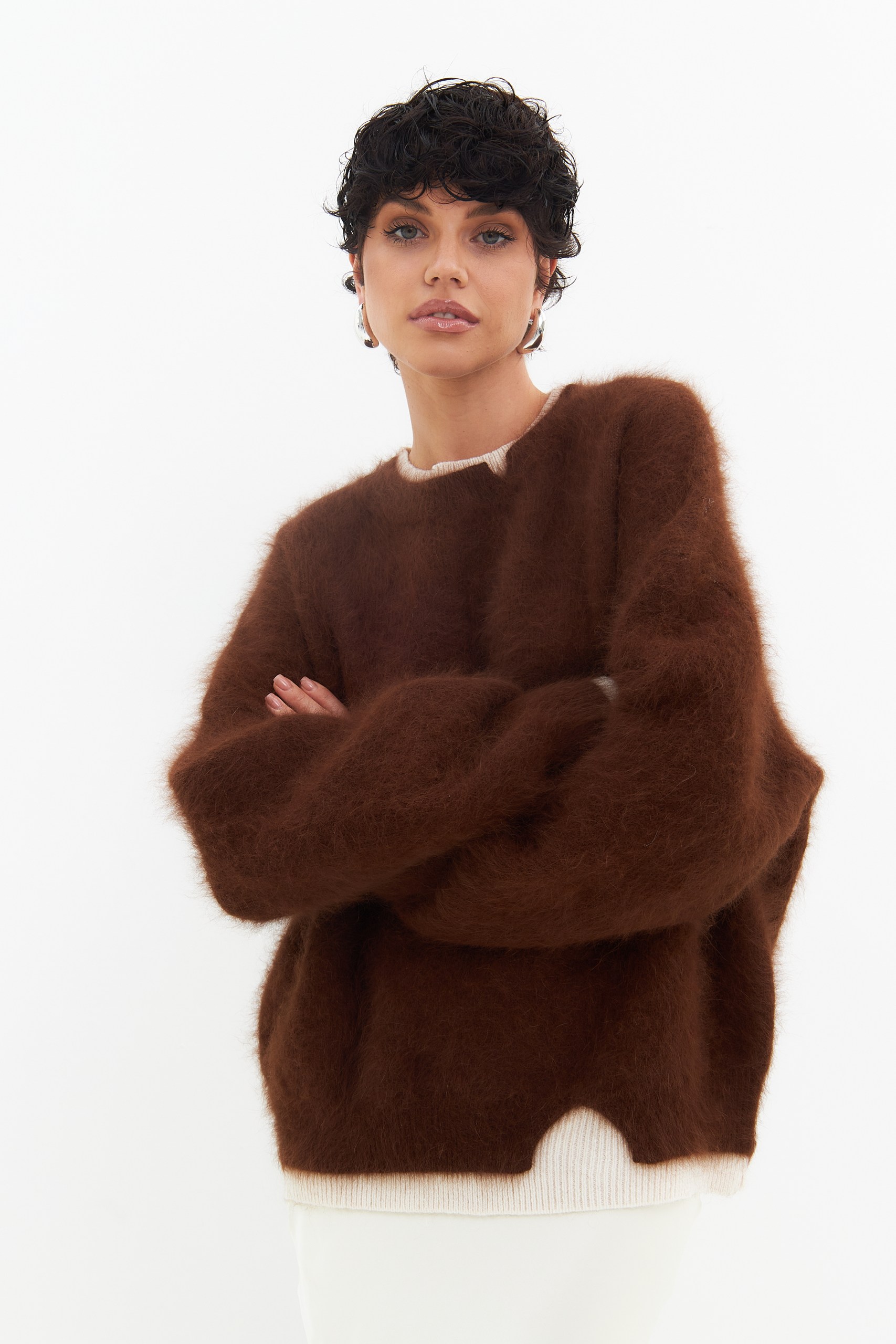 Свитер из ангоры 