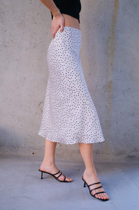 Юбка принт горох