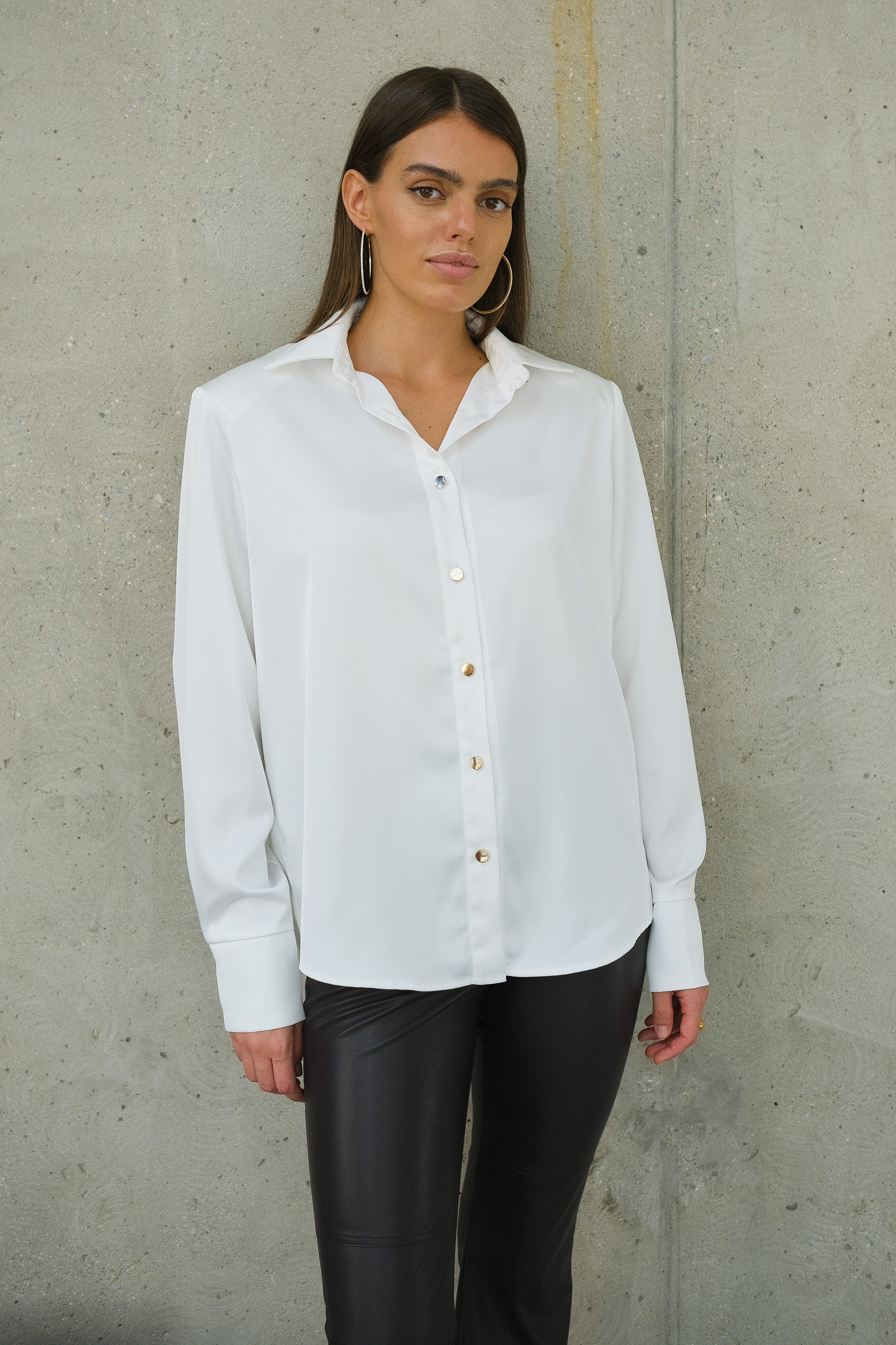 Блуза белая