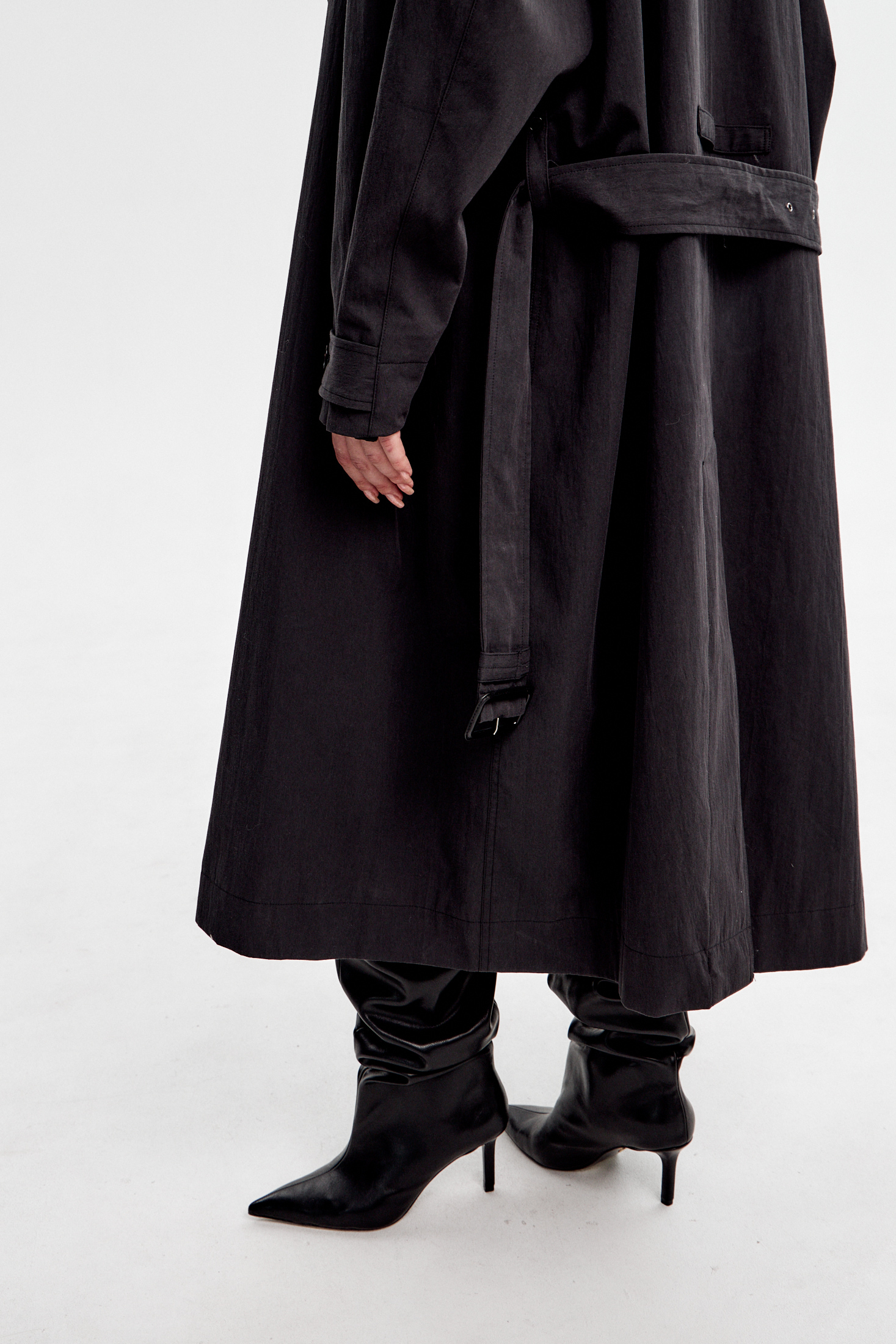 Плащ oversize длинный