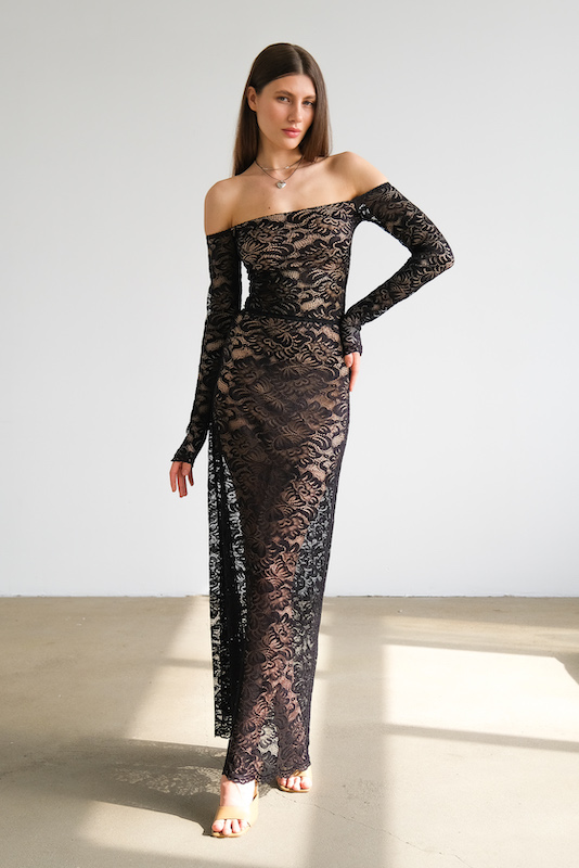 Юбка из кружева