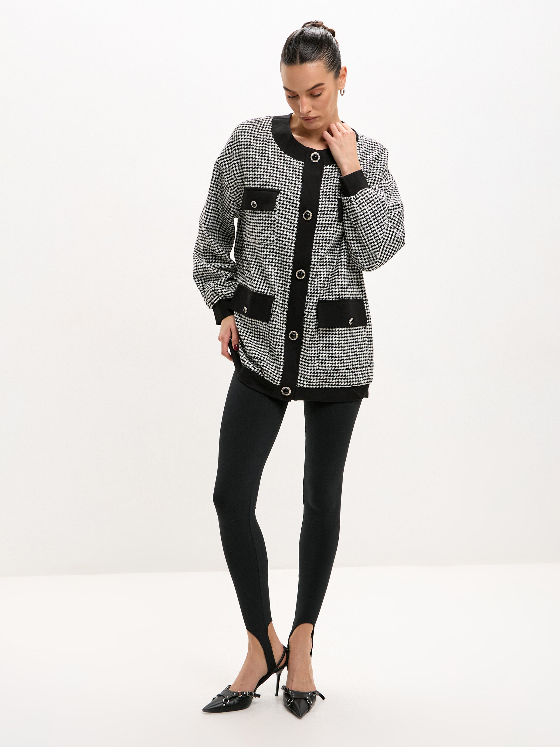 Жакет гусиная лапка