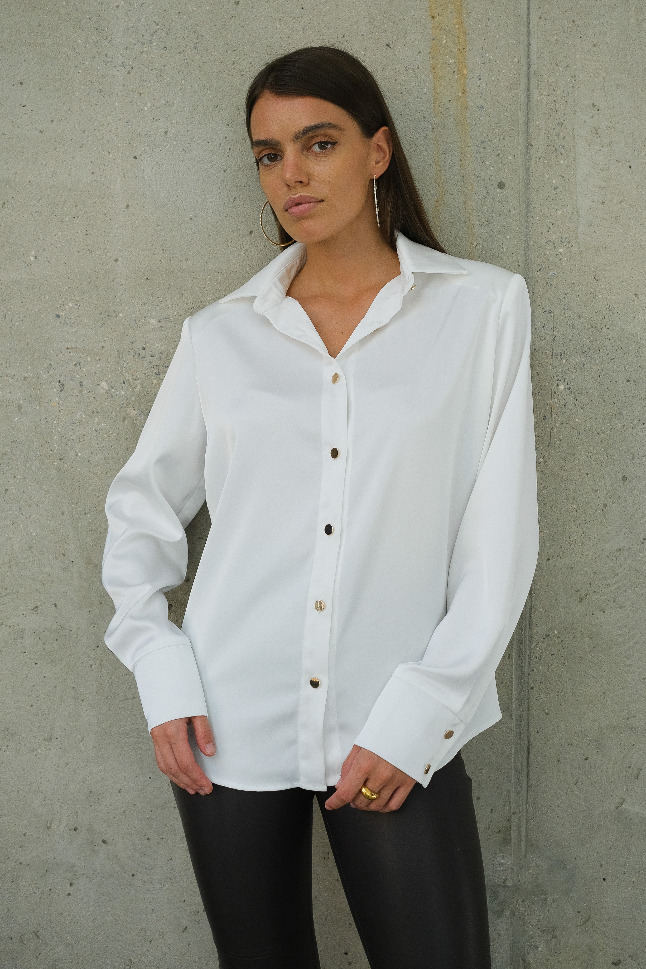 Блуза белая