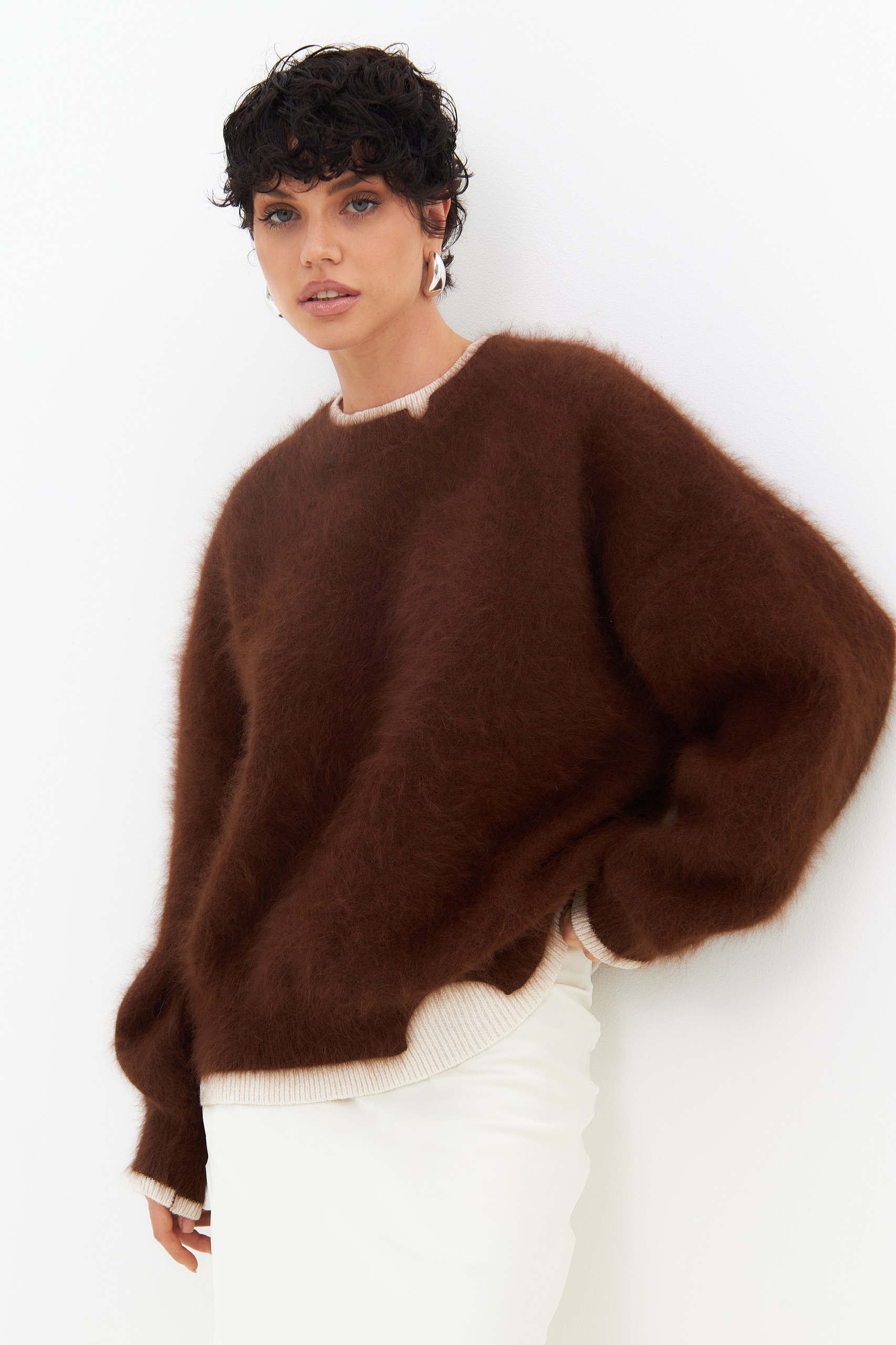 Свитер из ангоры 