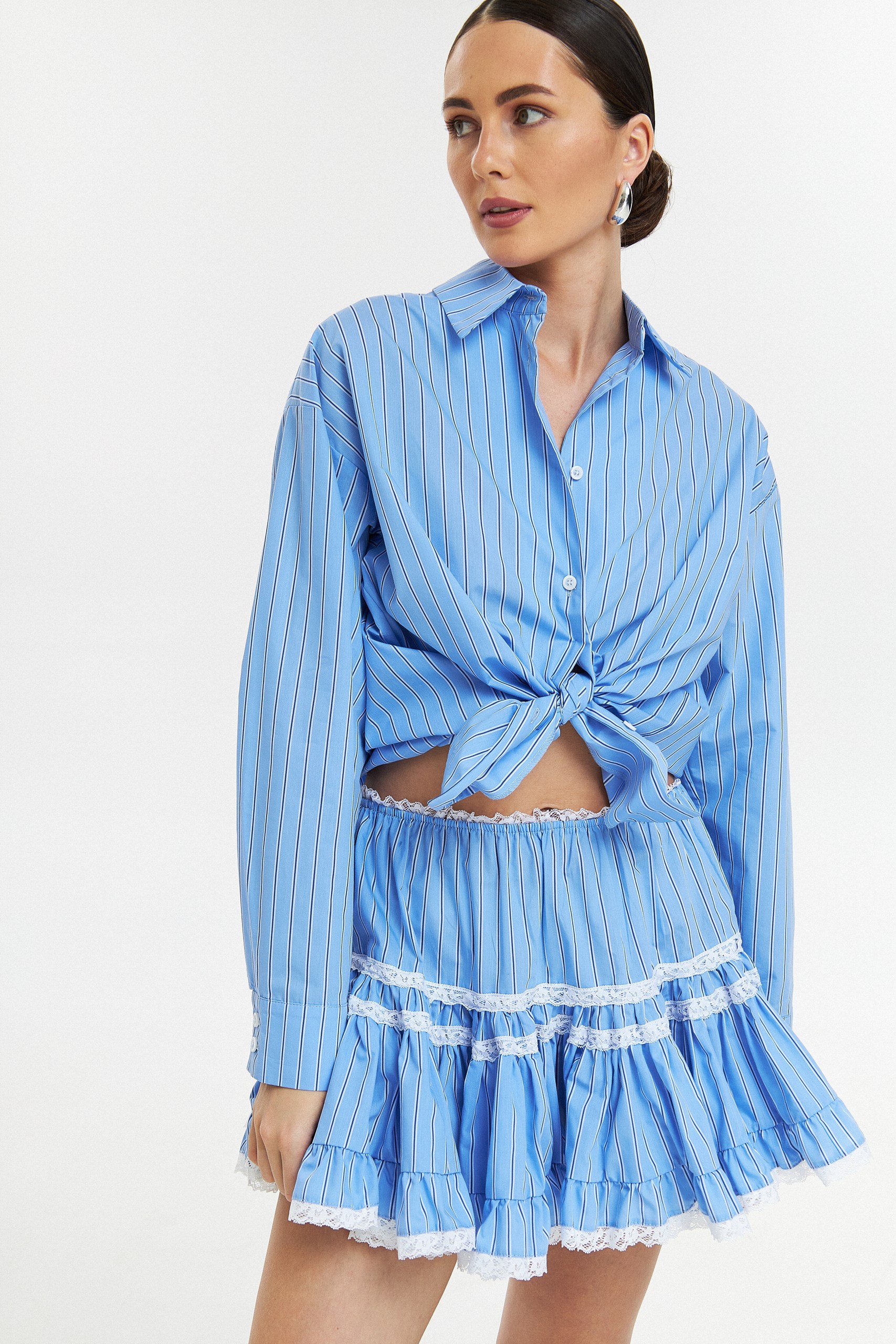 Юбка с кружевом Stripes