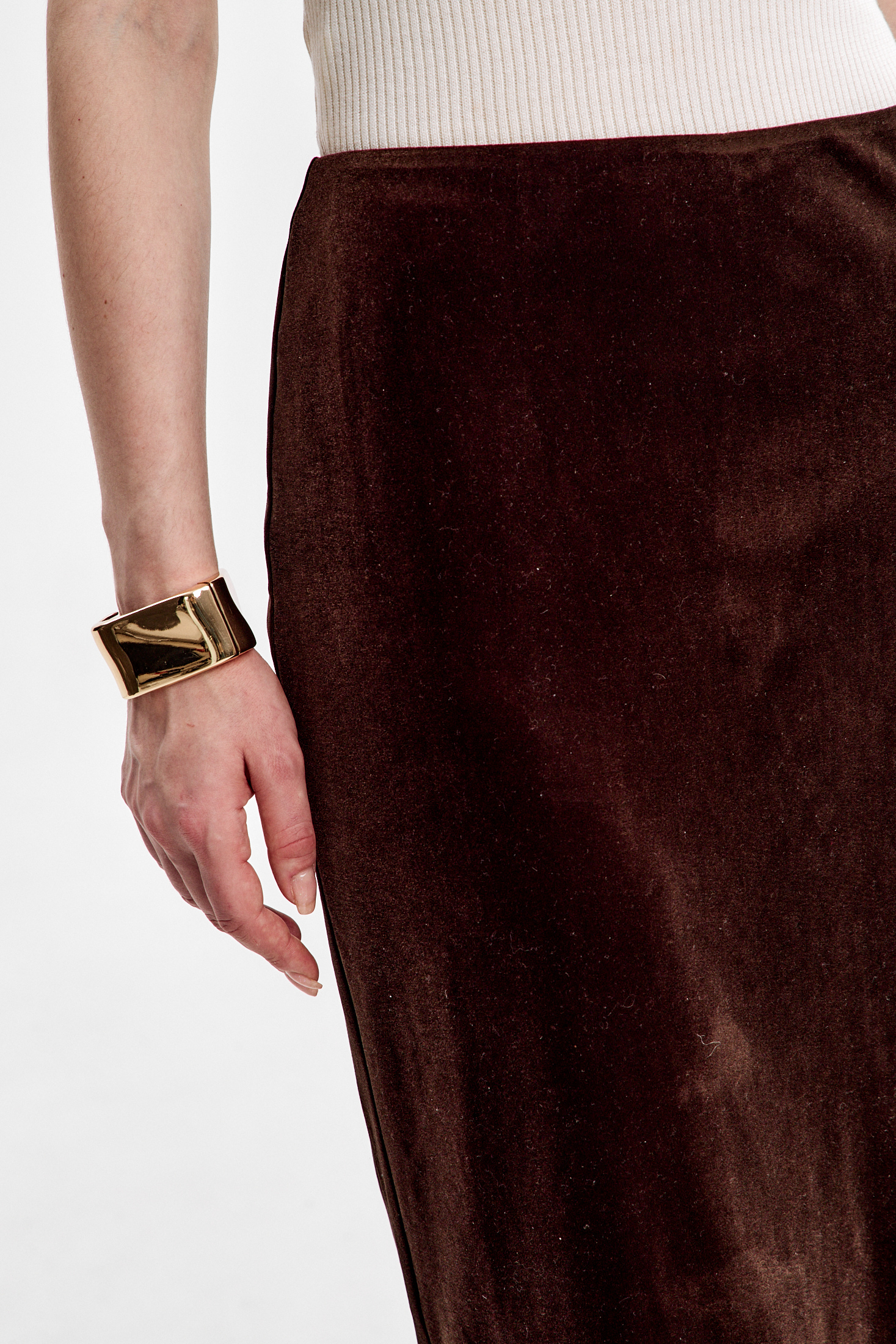  Юбка прямая Chocolate