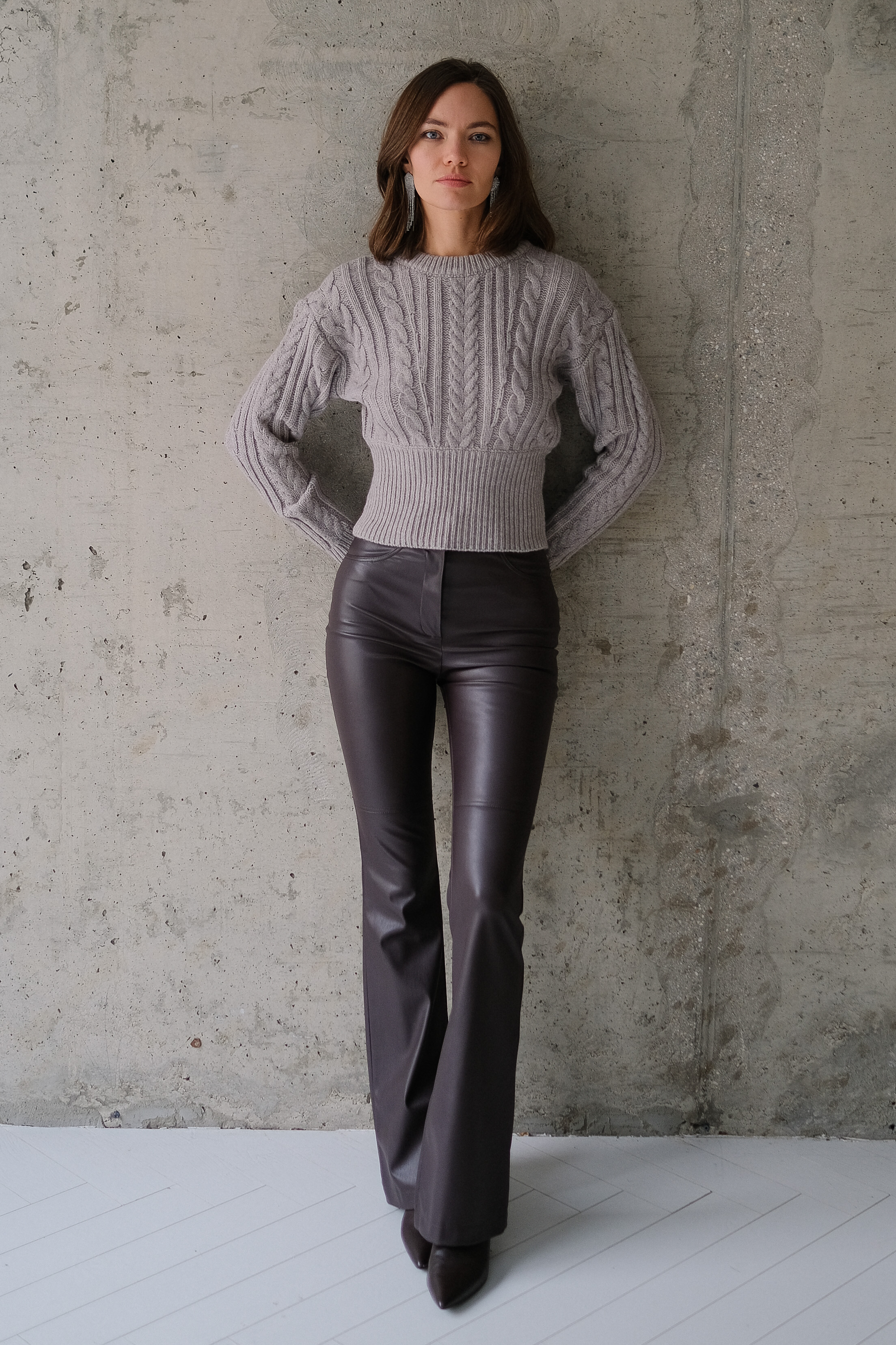 Джемпер косы