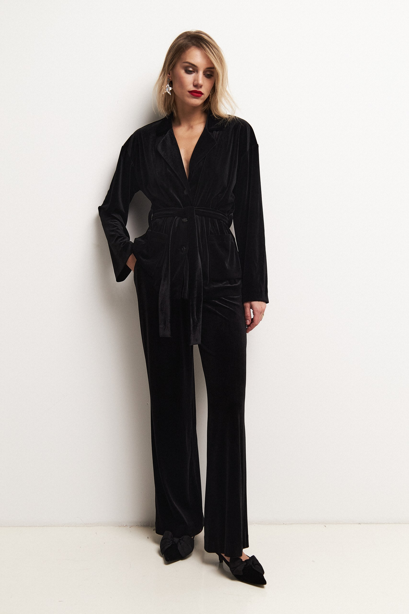 Жакет бархатный